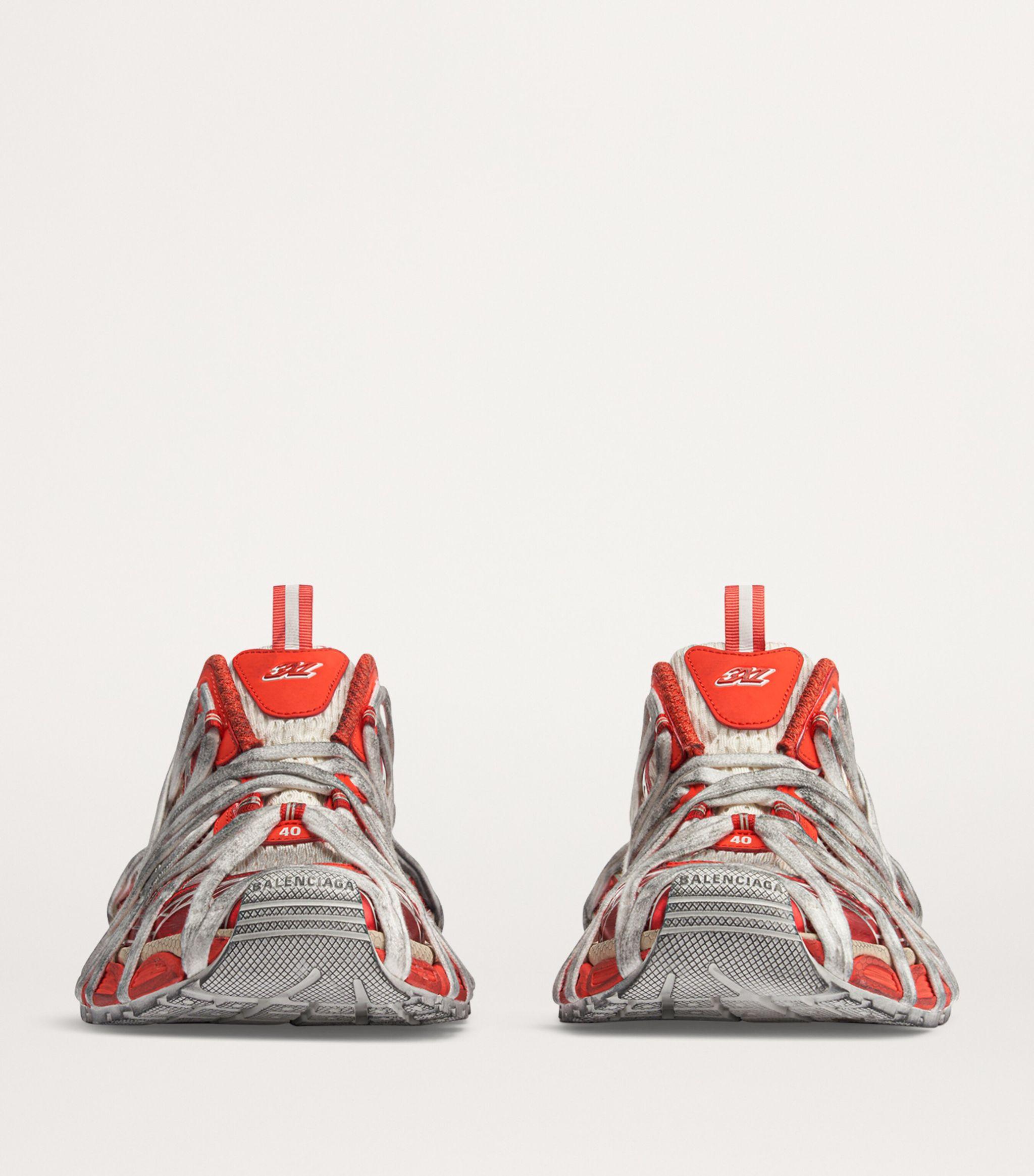 Balenciaga 3Xl Extreme Lace Sneakers in Red for Men | Lyst