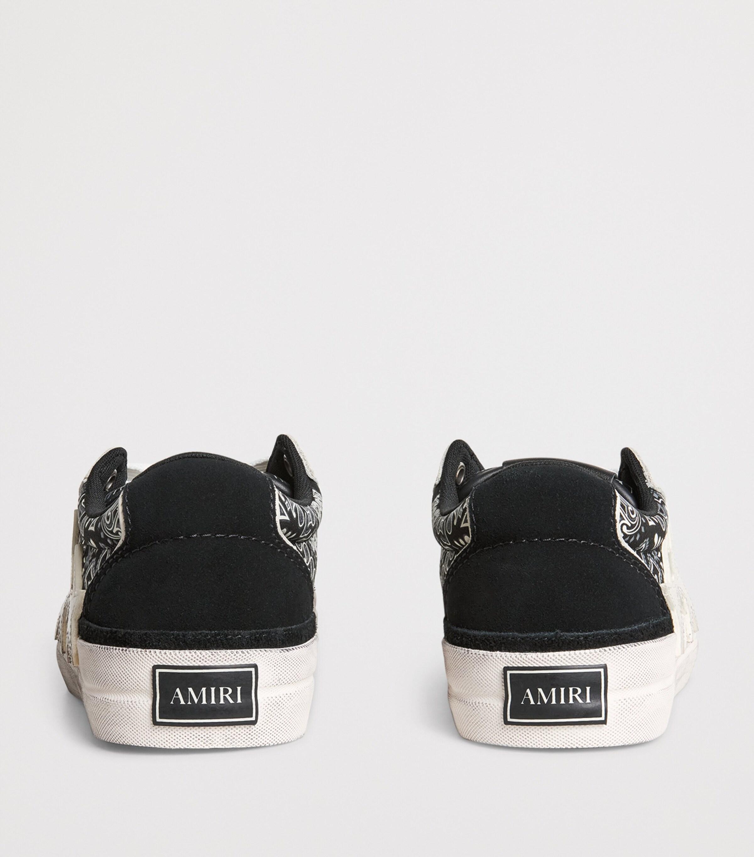 Amiri Bandana Sunset Skate Sneakers in White for Men Lyst