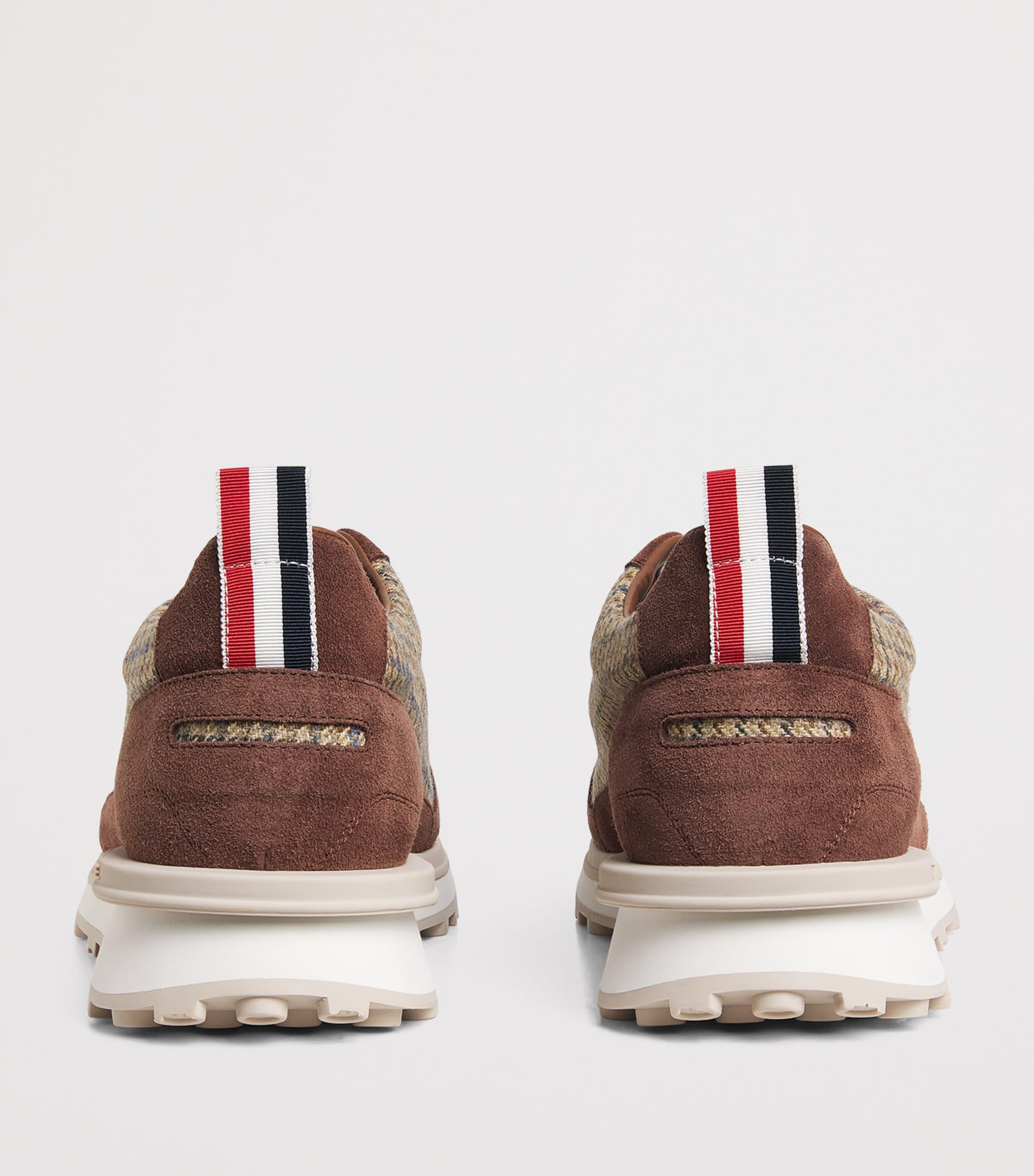 【関税&送料込】Thom Browne Sneaker With Logo THOM BROWNE | Leather Low Top Sneakers | Men | Lane Crawford