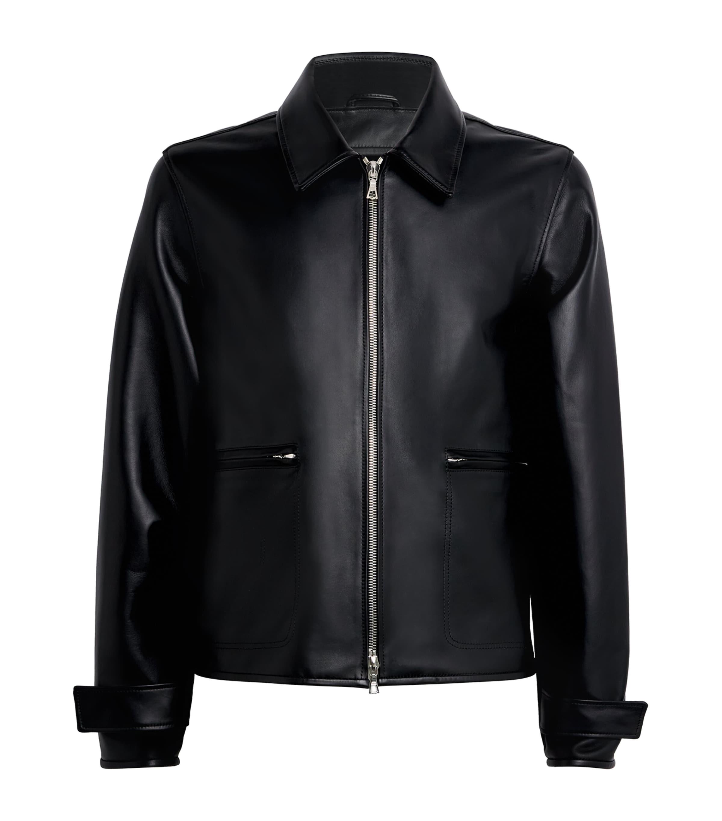 Officine Generaleレザージャケット ブラック（黒）系 Officine Generale(オフィシンジェネラル