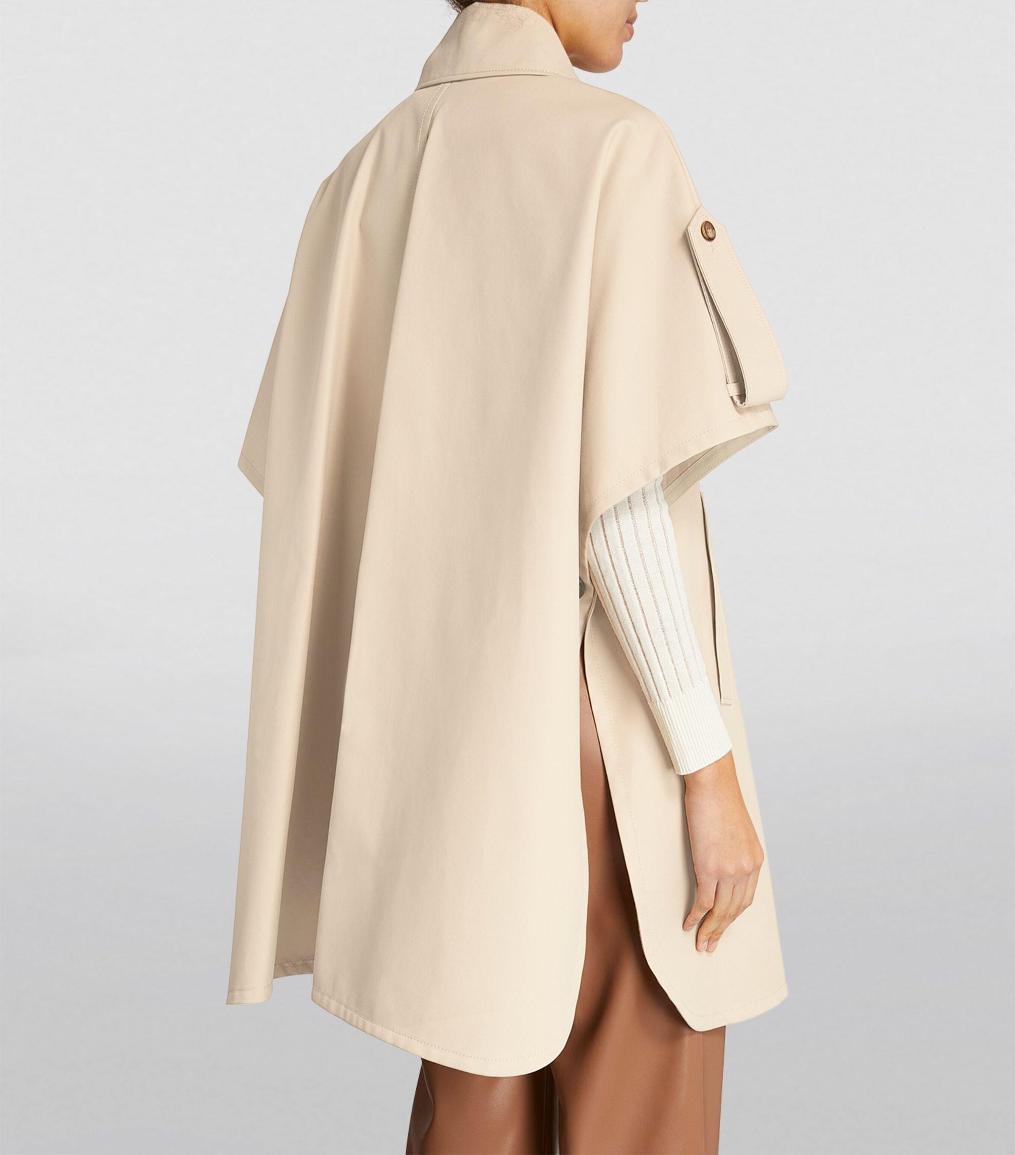 Beige store cape coat