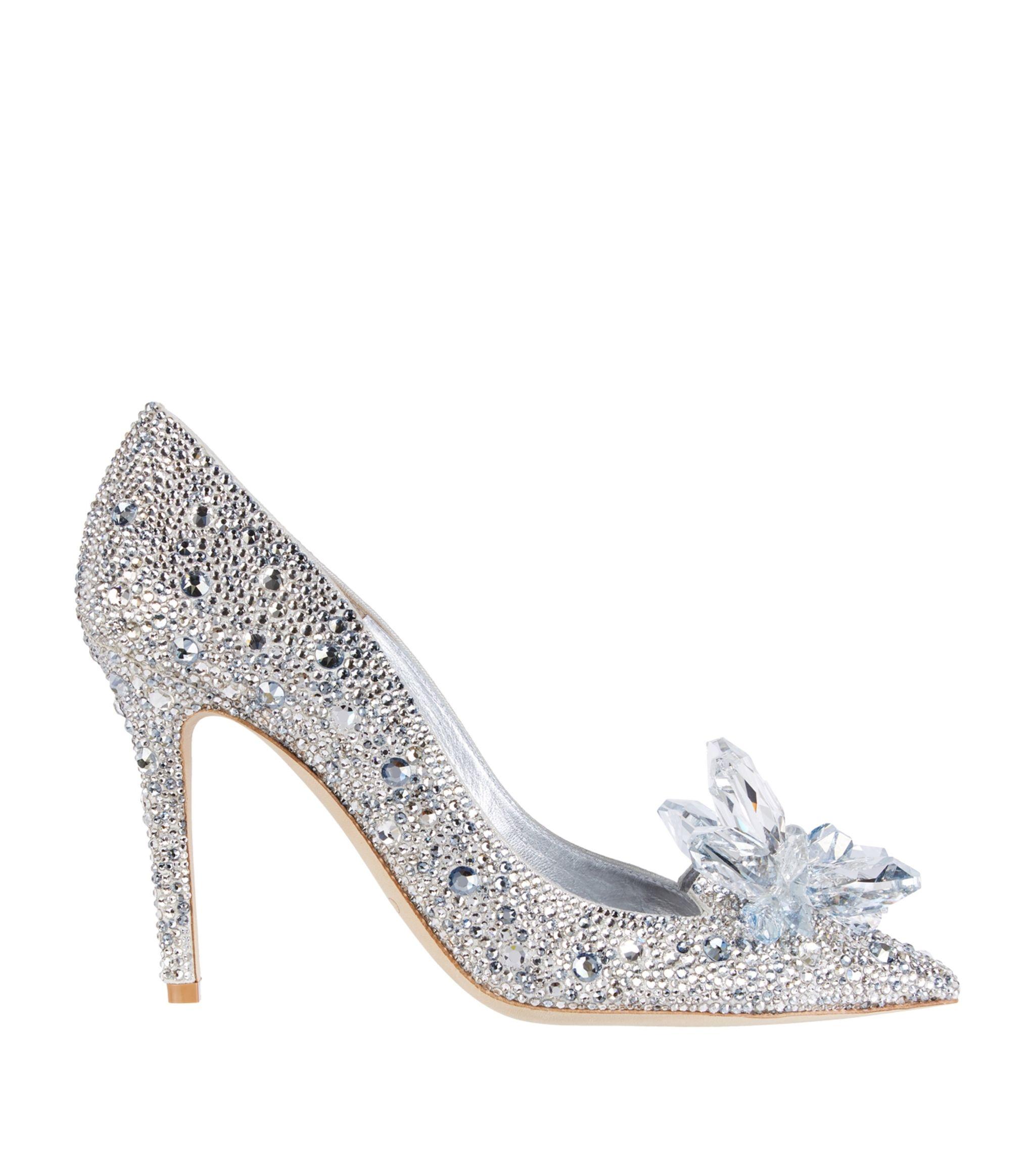 Jimmy Choo Leather Crystal Avril Pumps 100 in Metallic - Save 14% - Lyst