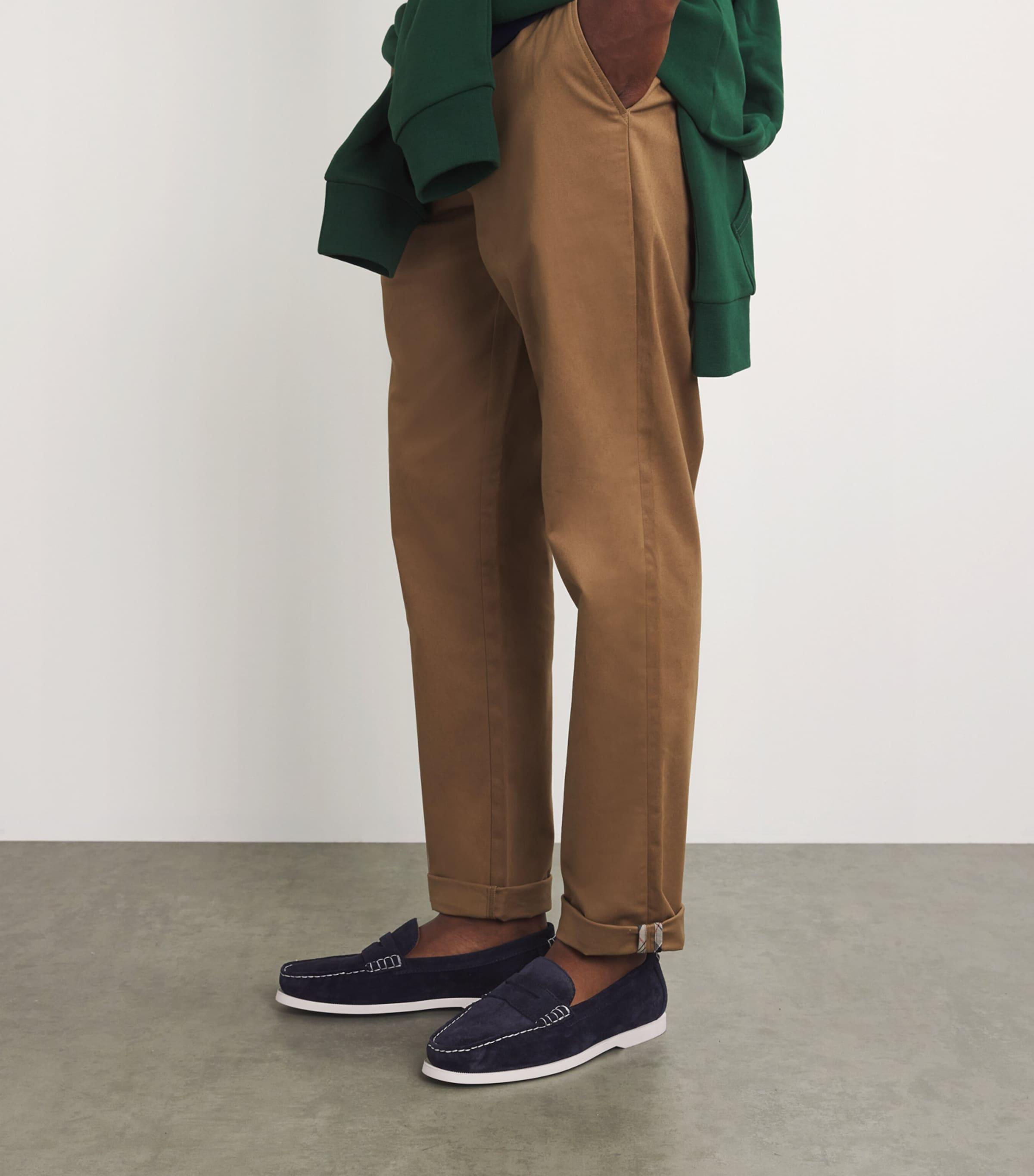 Polo Ralph Lauren Suede Merton Loafers in Blue for Men Lyst