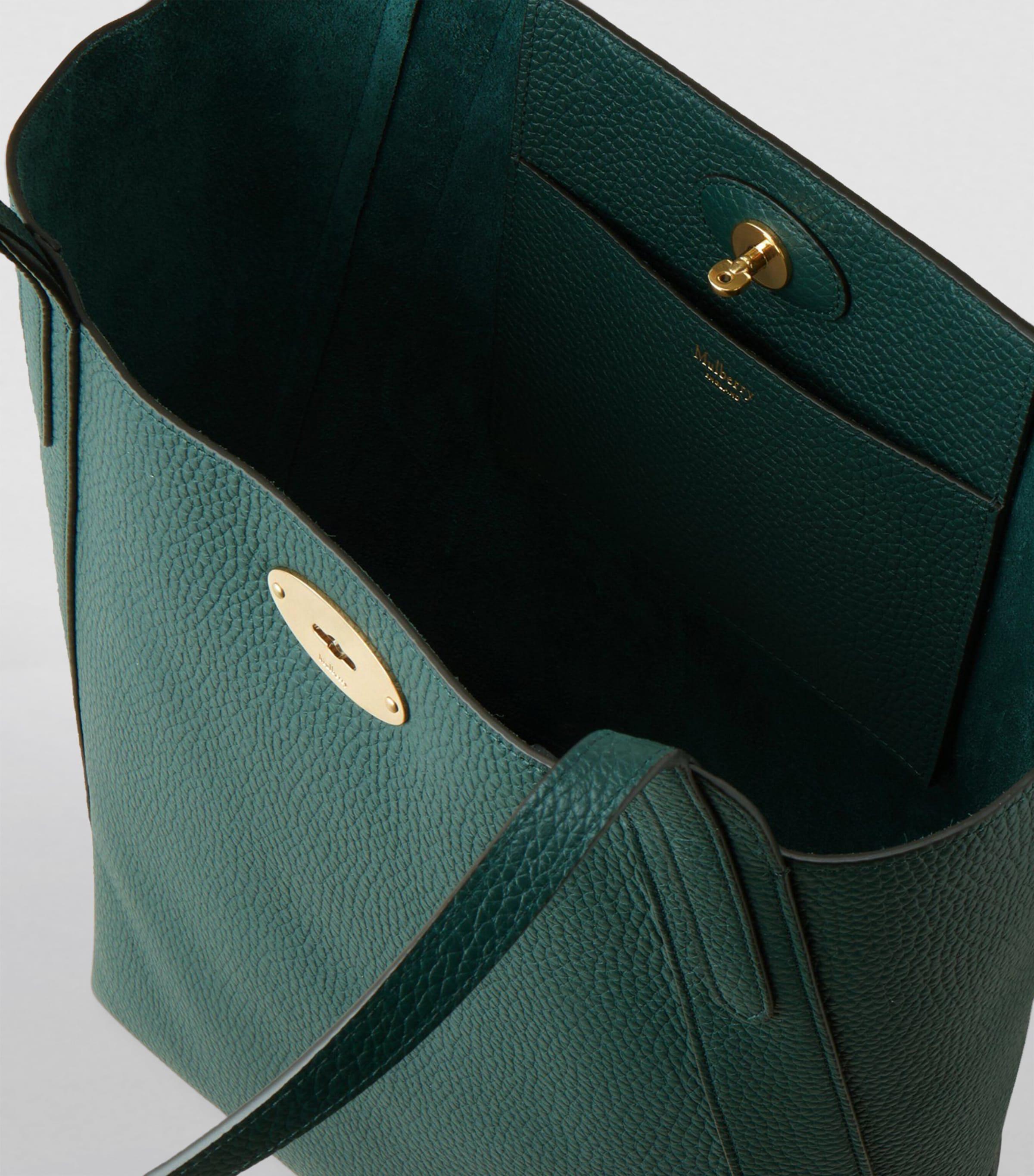 Mulberry Leather North South Bayswater Tote Bag in Green Lyst UK
