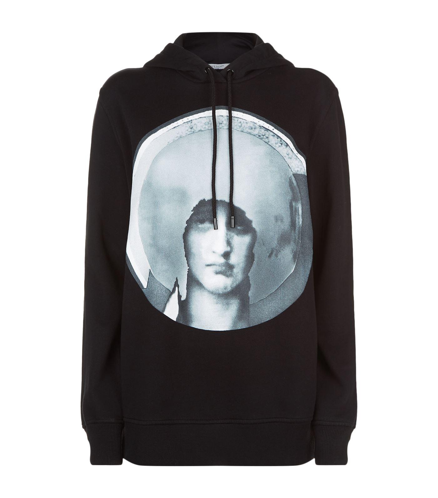 Givenchy Cotton Madonna Hoodie in Black 