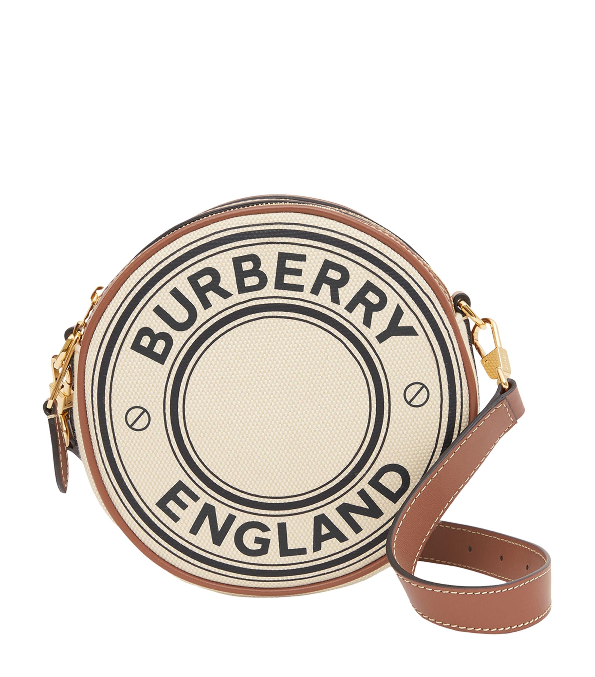 Burberry Neutrals House Check Louise Crossbody Bag