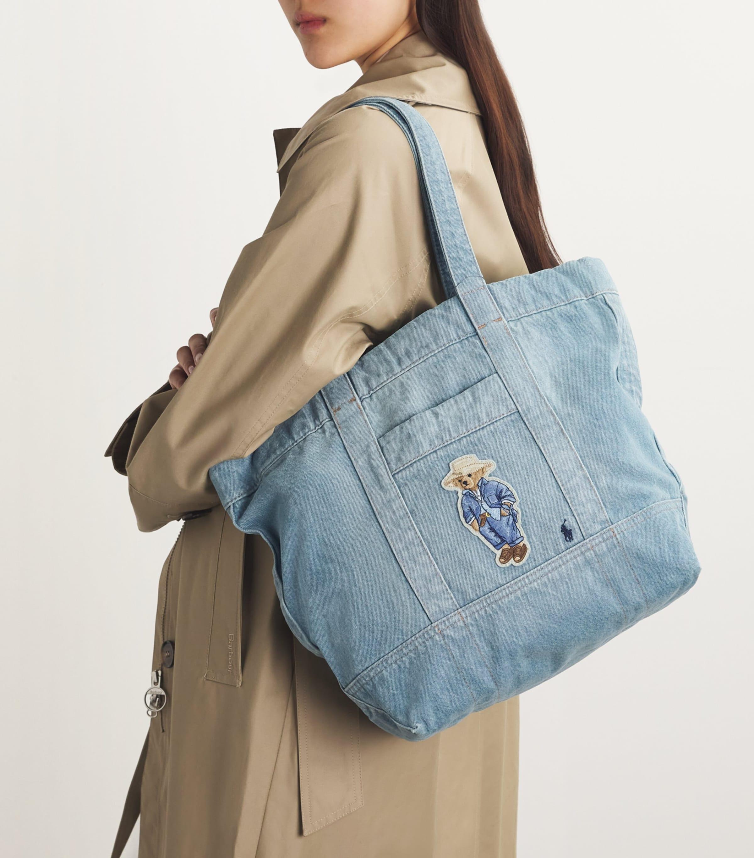 POLO RALPH LAUREN Polo Bear Denim Mediumトートバッグ Polo Bear Denim Medium Tote for Women | Ralph Lauren® BR