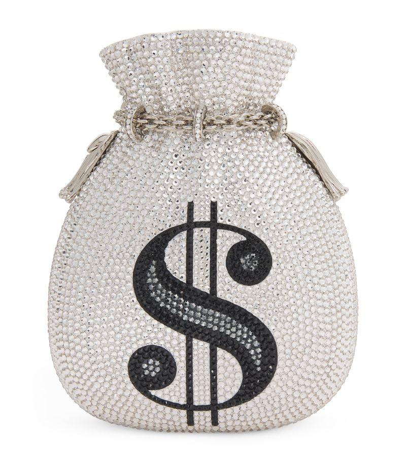 Judith Leiber Crystal Money Bags Clutch Bag in Gray Lyst