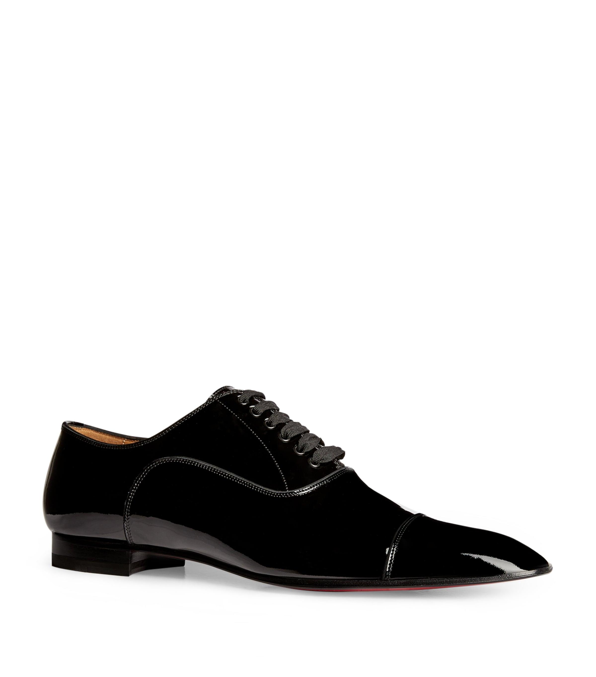 Christian Louboutin Greggo Patent Oxford Shoes in Black for Men Lyst UK