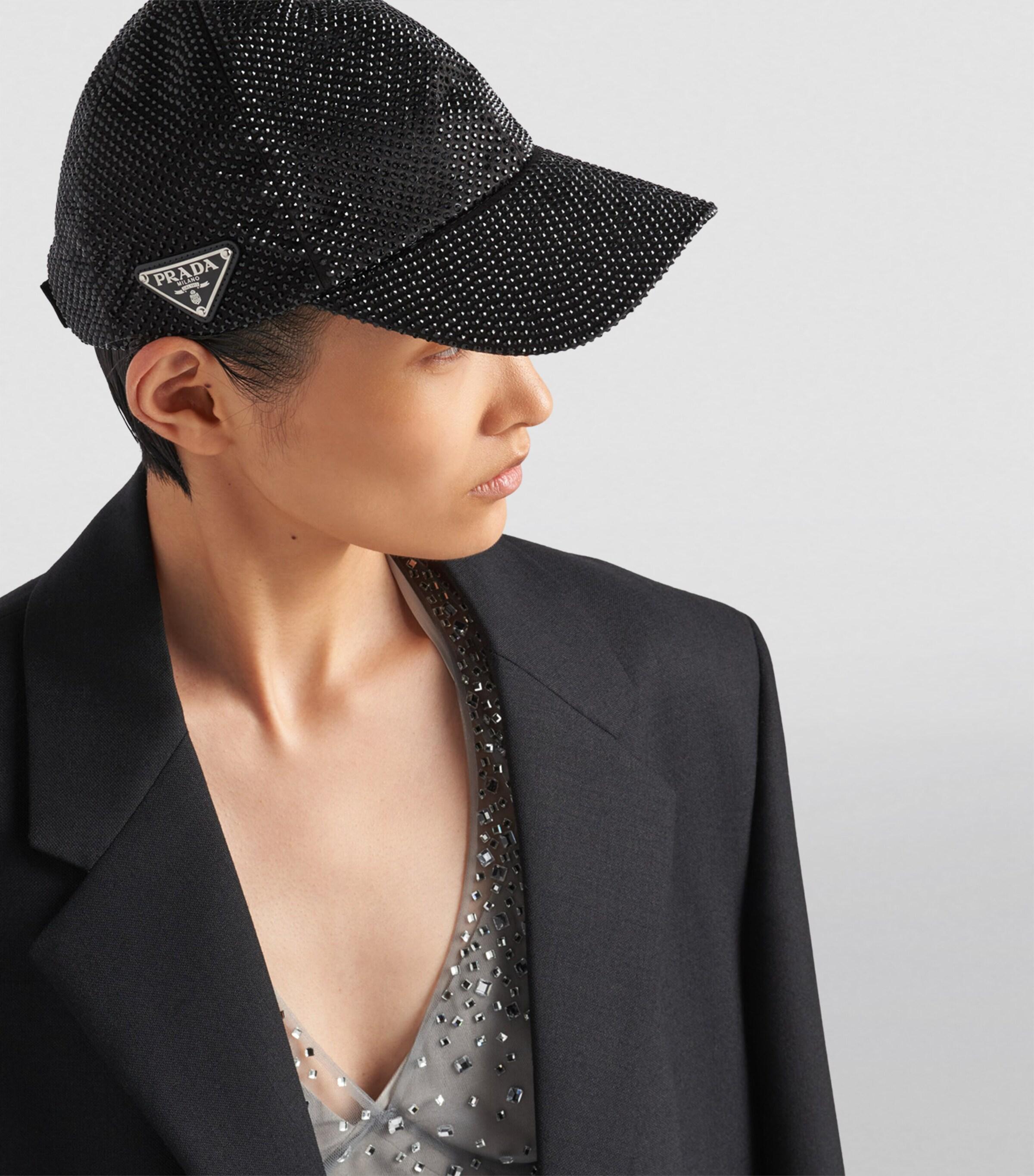 Prada black cap hotsell
