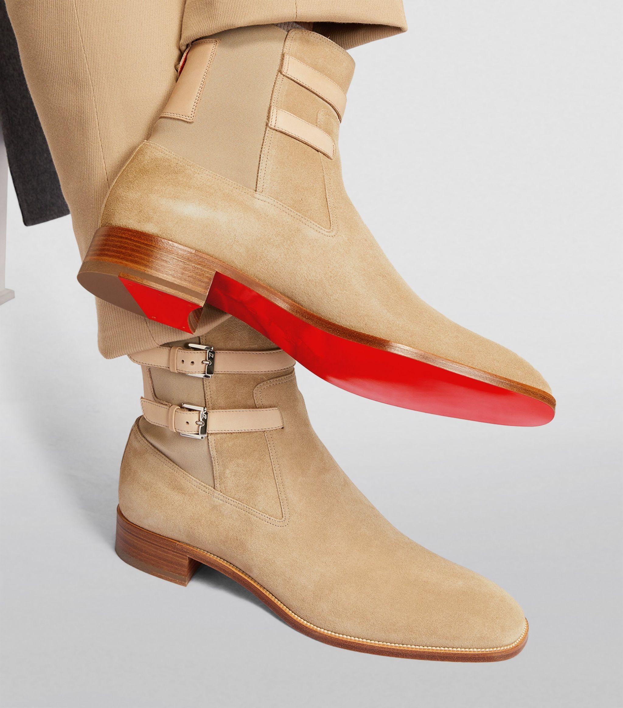 Christian Louboutin Sahni Horse Suede Boot - ShopStyle