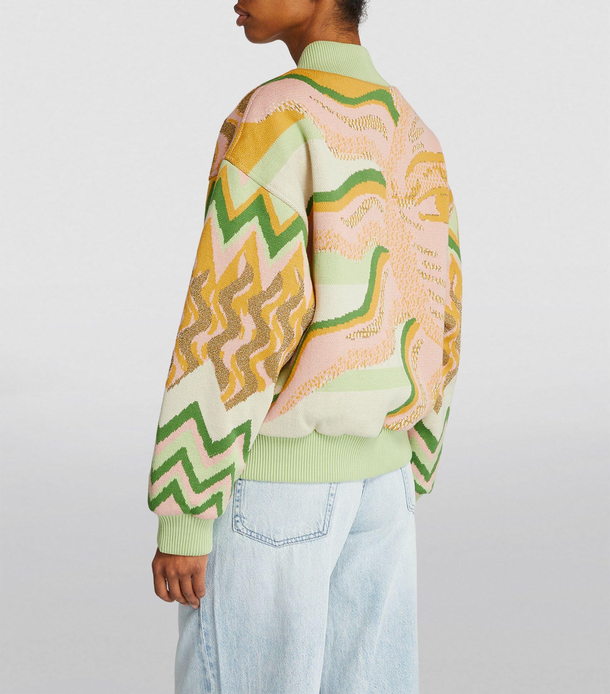 Hayley Menzies Cotton Jacquard Under The Sun Bomber Jacket in Green | Lyst UK Hayley Menzies Cotton Jacquard Under The Sun Bomber Jacket in Green | Lyst UK