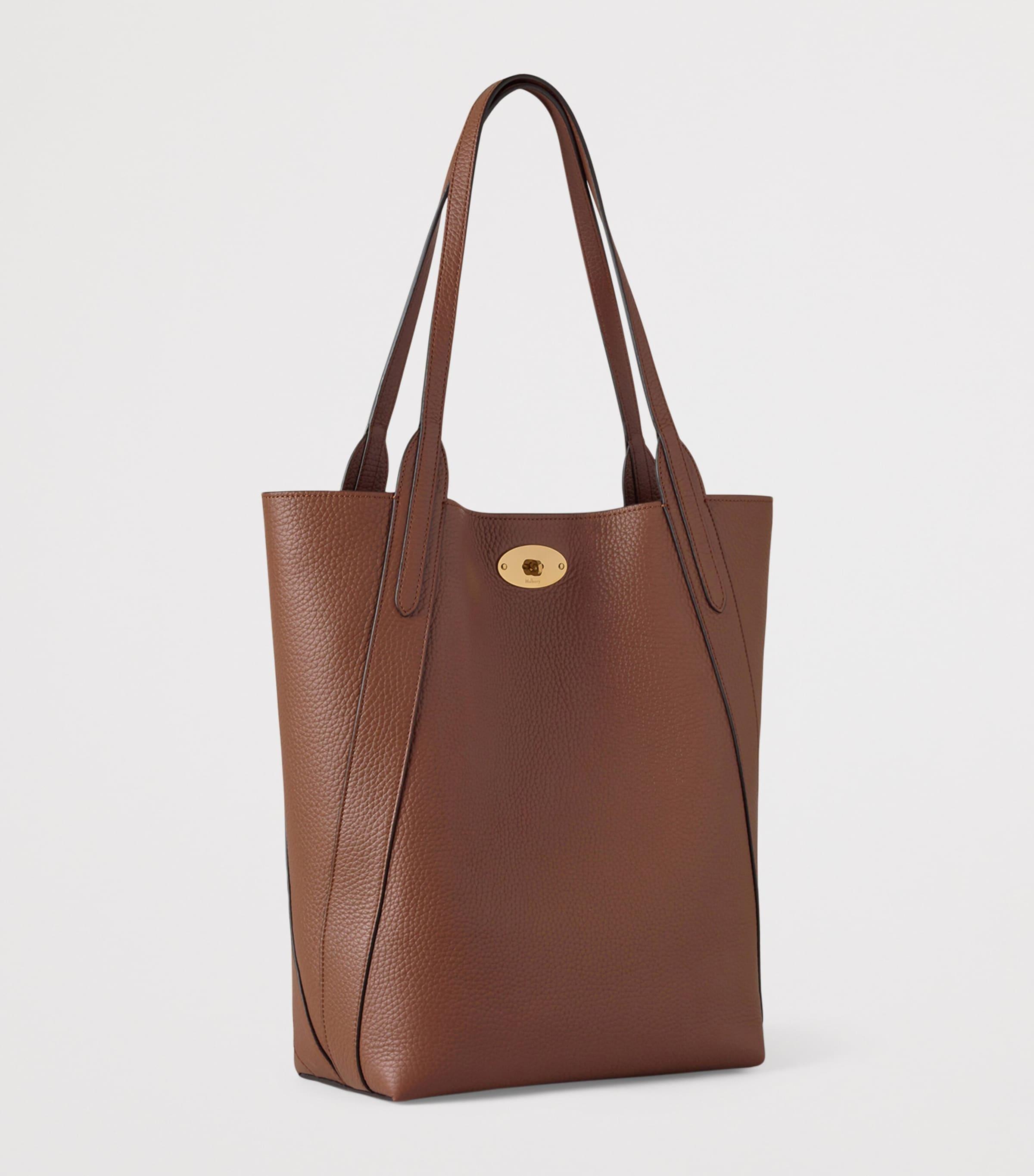 Mulberry North South Bayswater Tote Bright Oak in Brown | Lyst