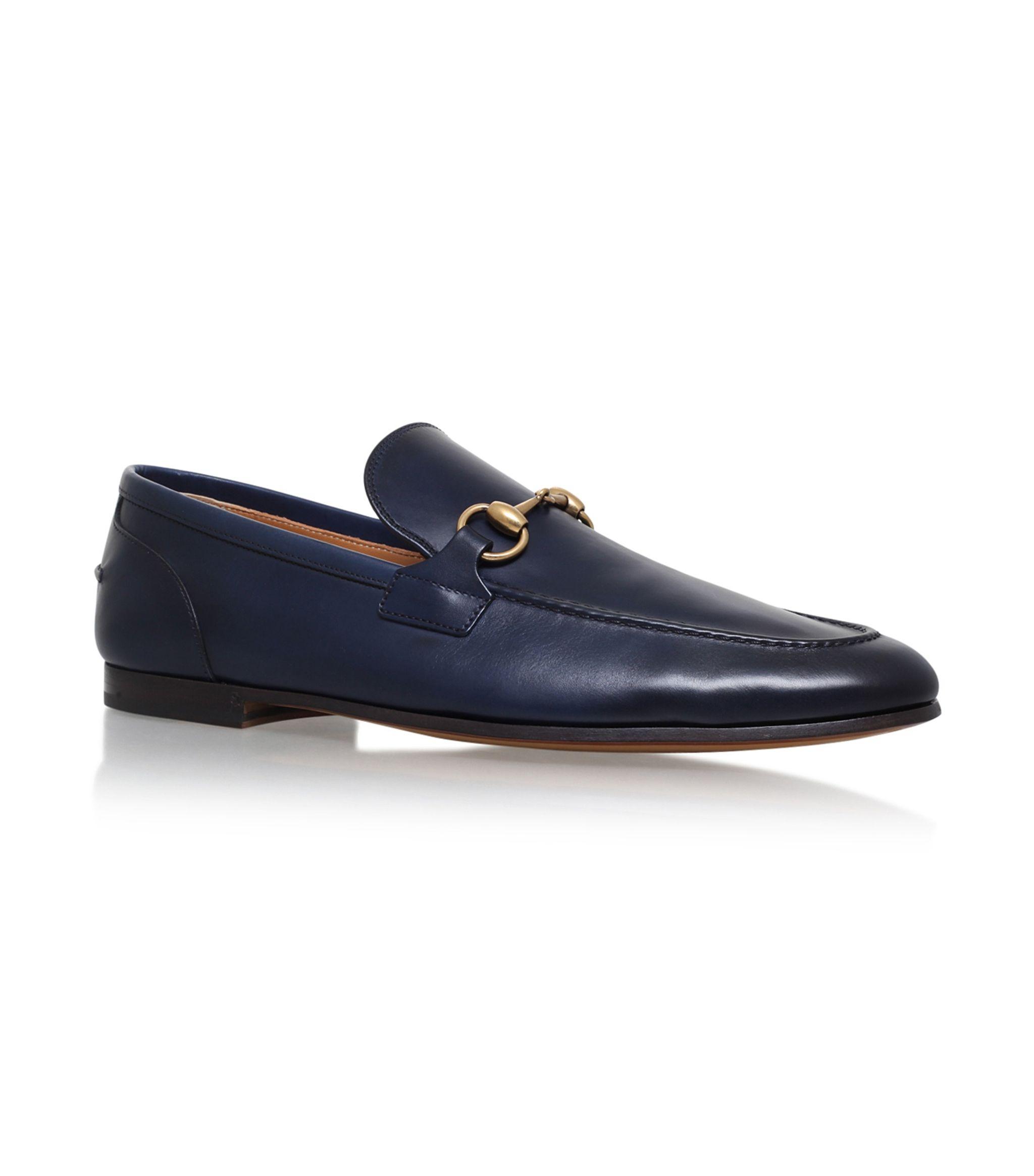 gucci loafers blue