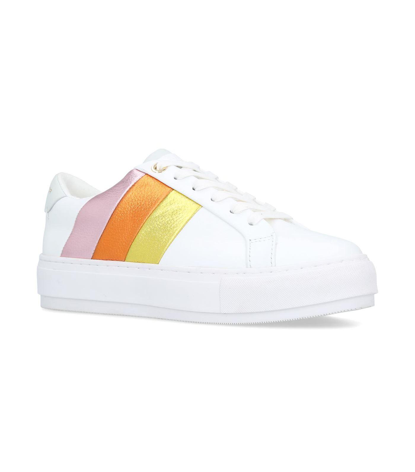 kurt geiger rainbow trainers