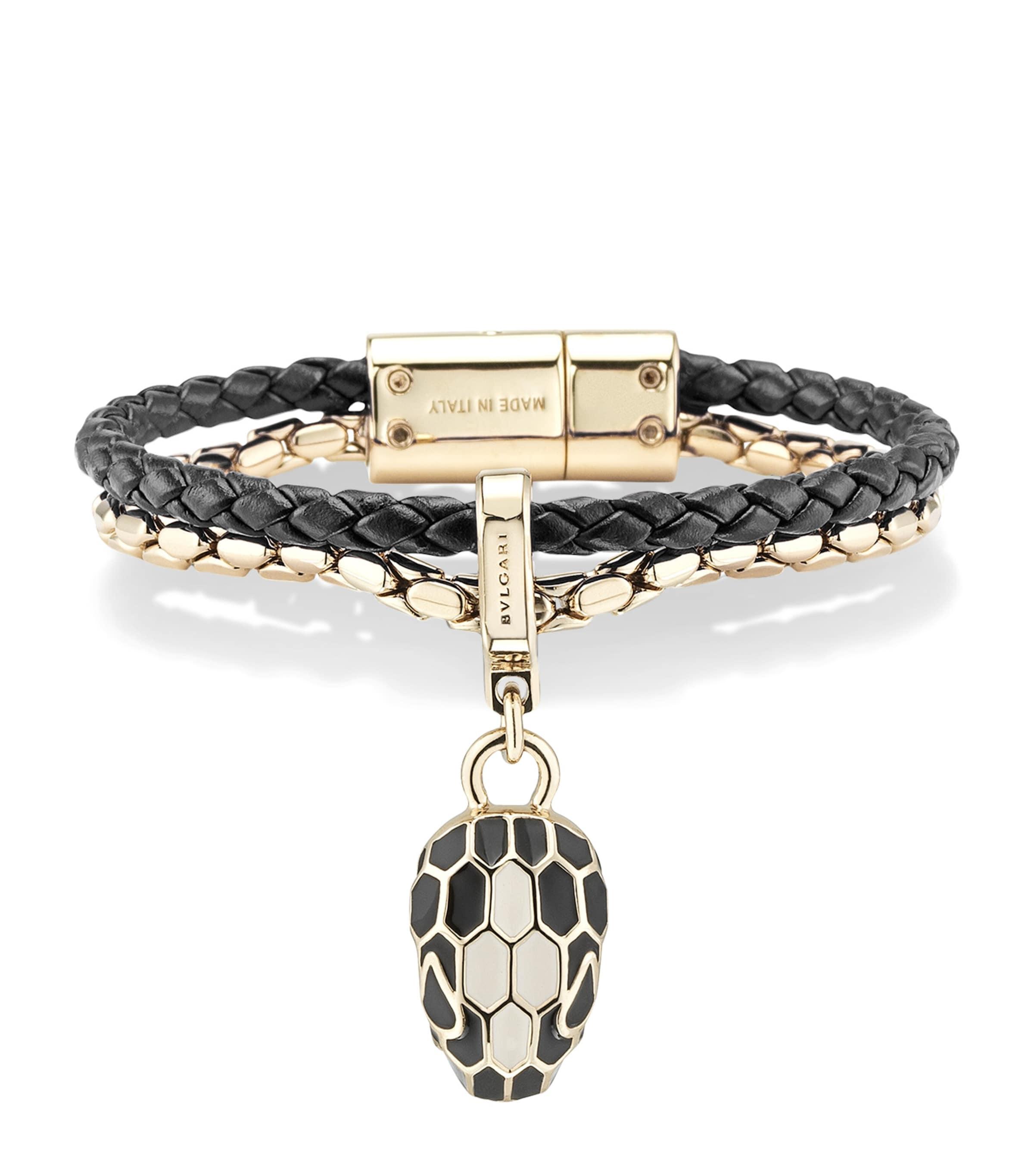 Bvlgari bracelet leather sale