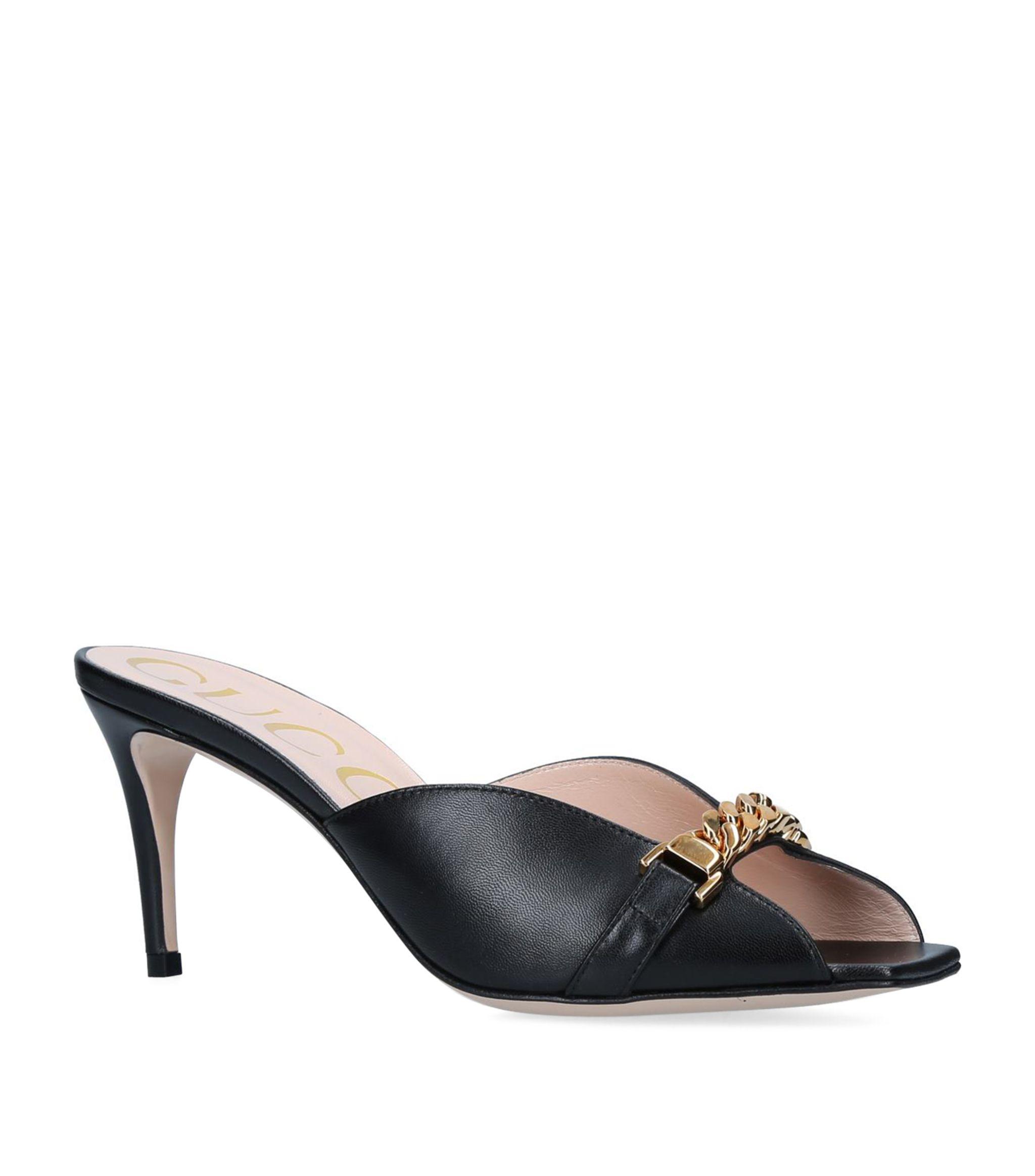 Gucci sylvie mules best sale