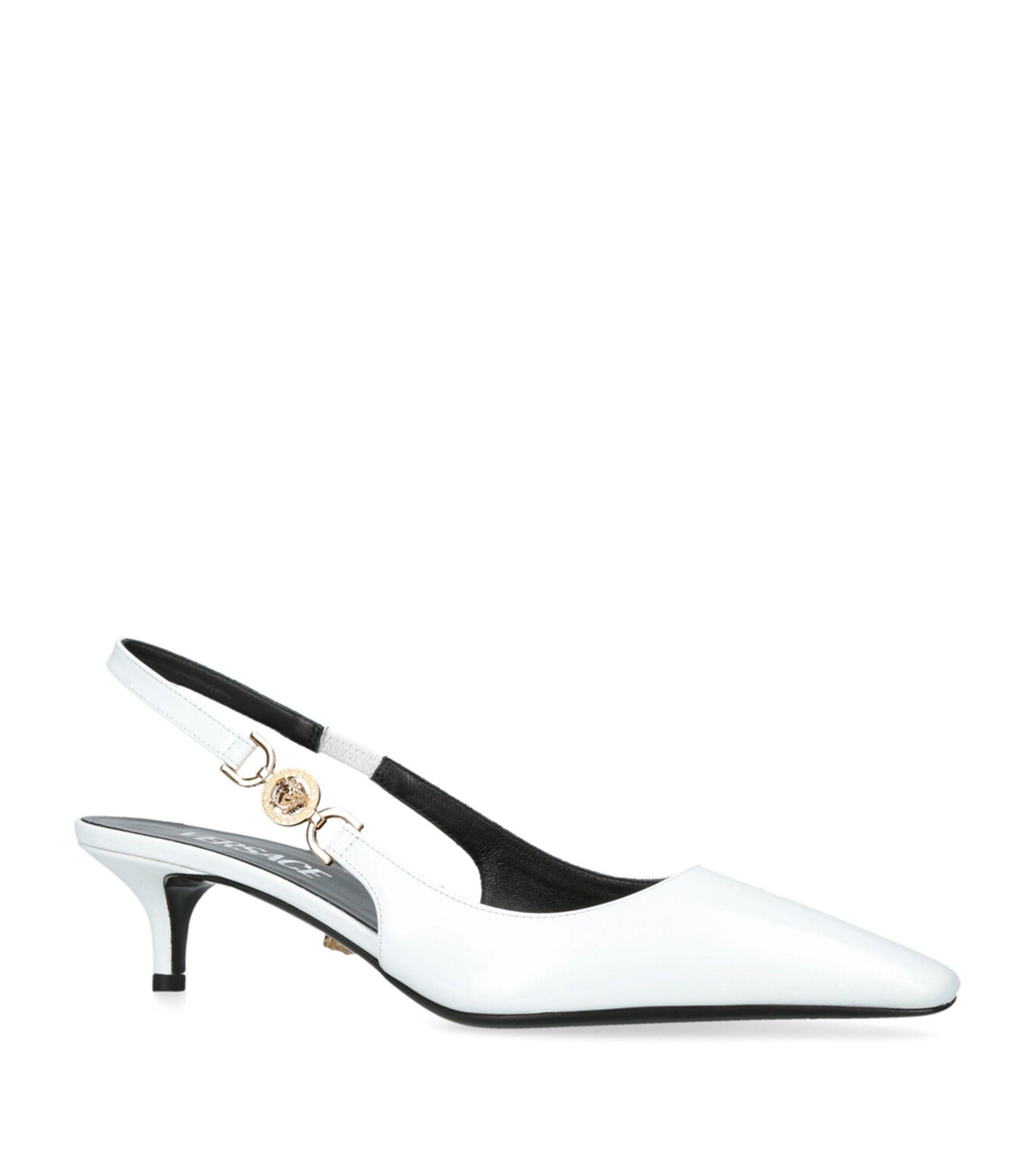 White patent cheap leather heels