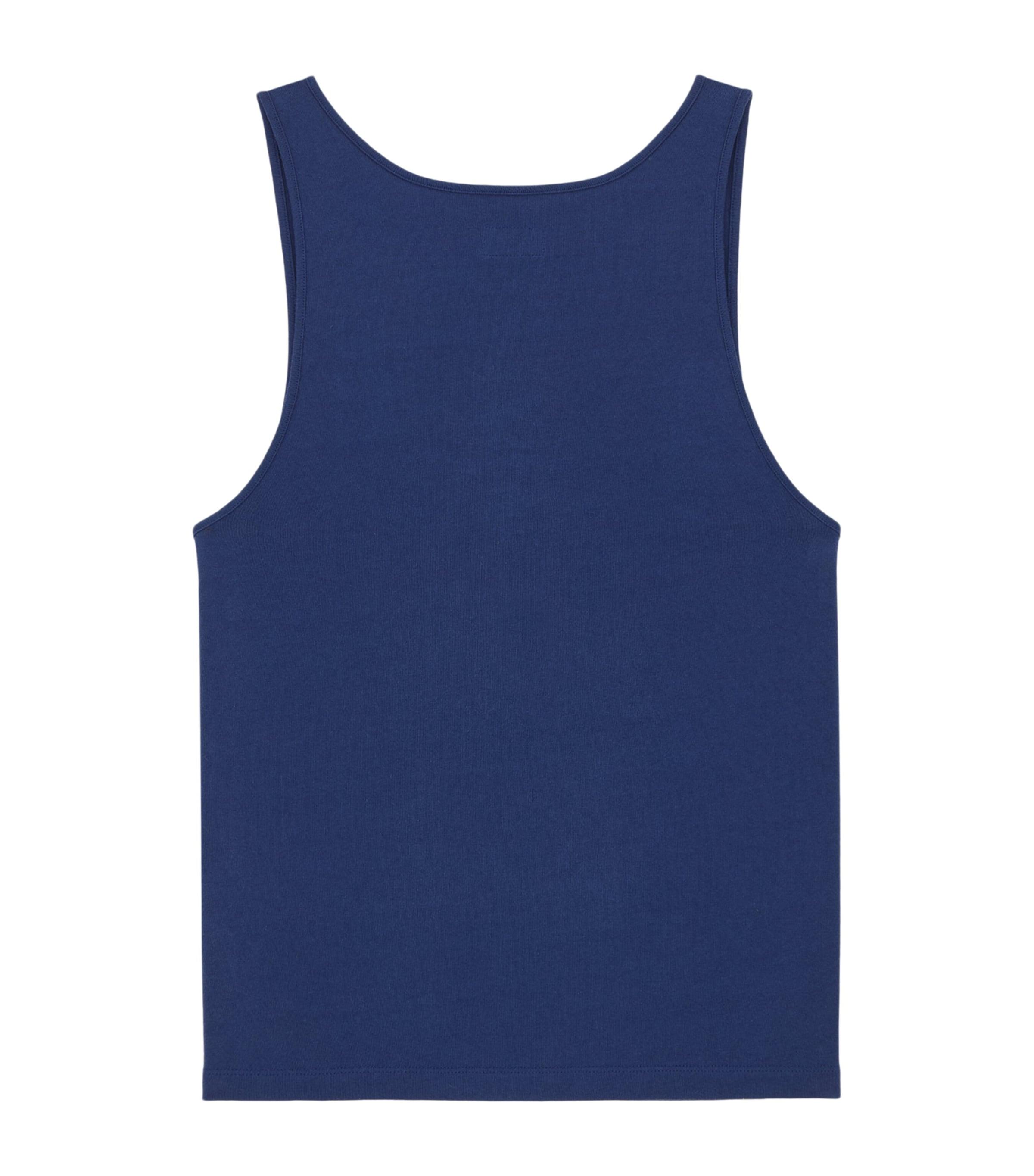 saint-laurent-Blue-Cotton-