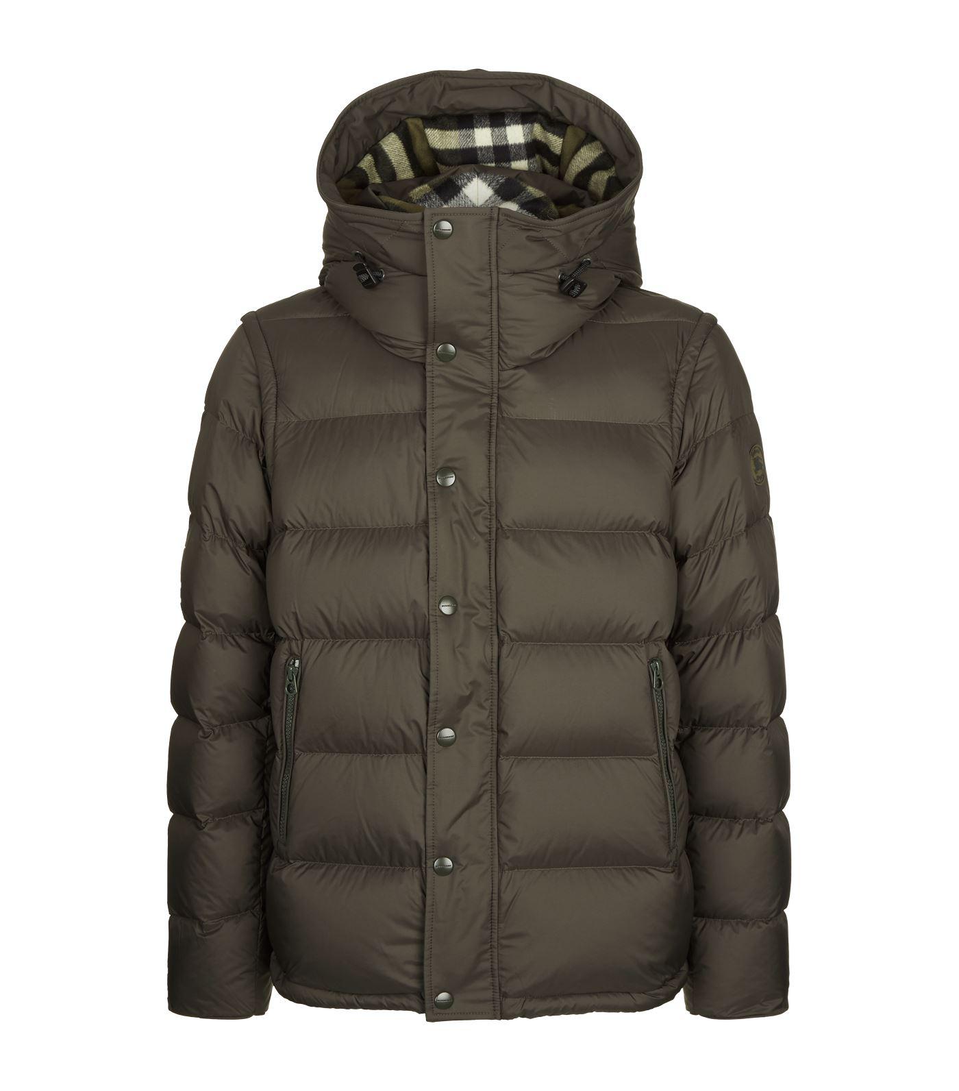 Burberry Goose Detachable-sleeve Down-filled Hooded Puffer Jacket in ...