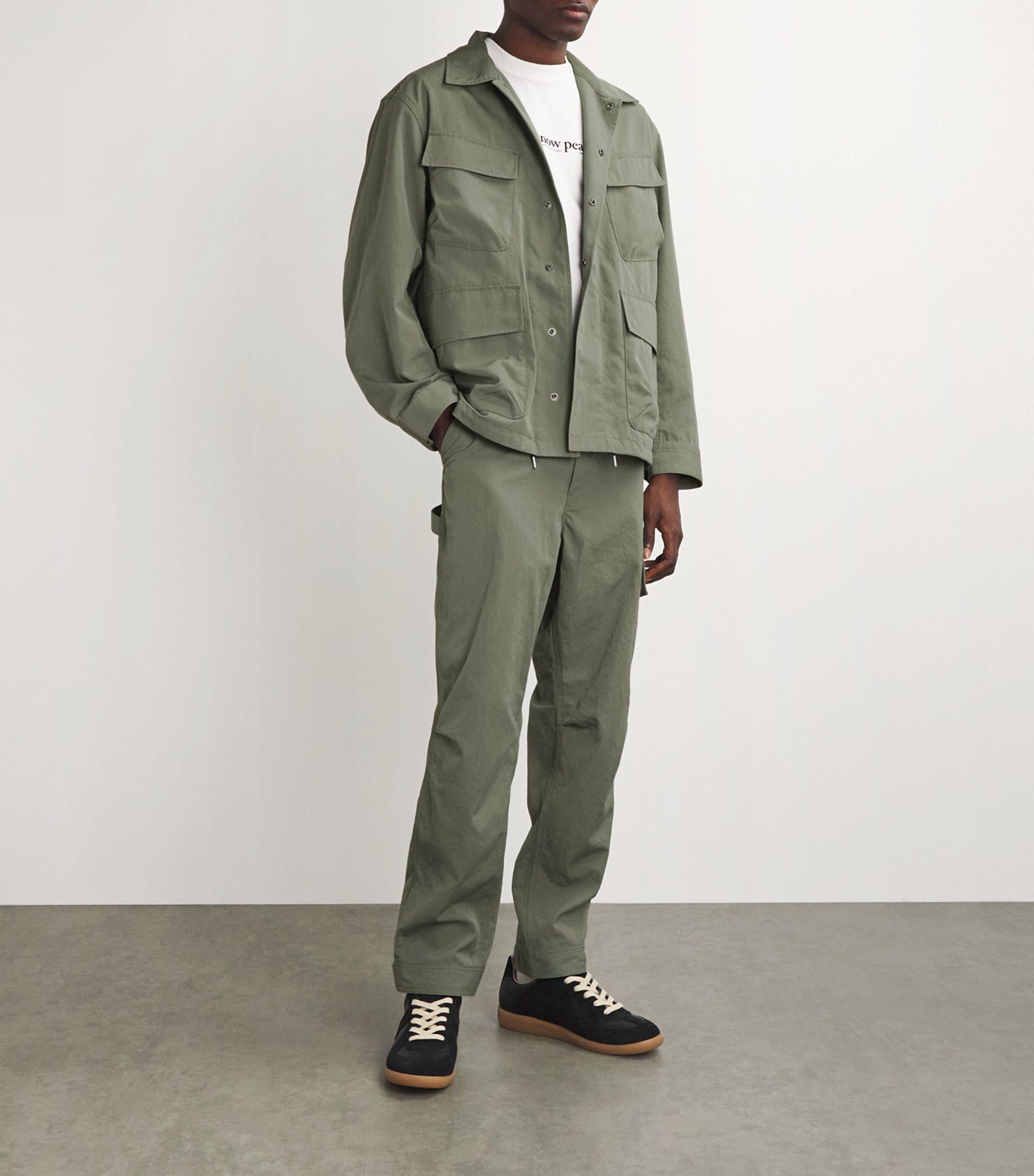Snow Peak Takibi Weather Cloth Field Jacket in Green for Men | Lyst