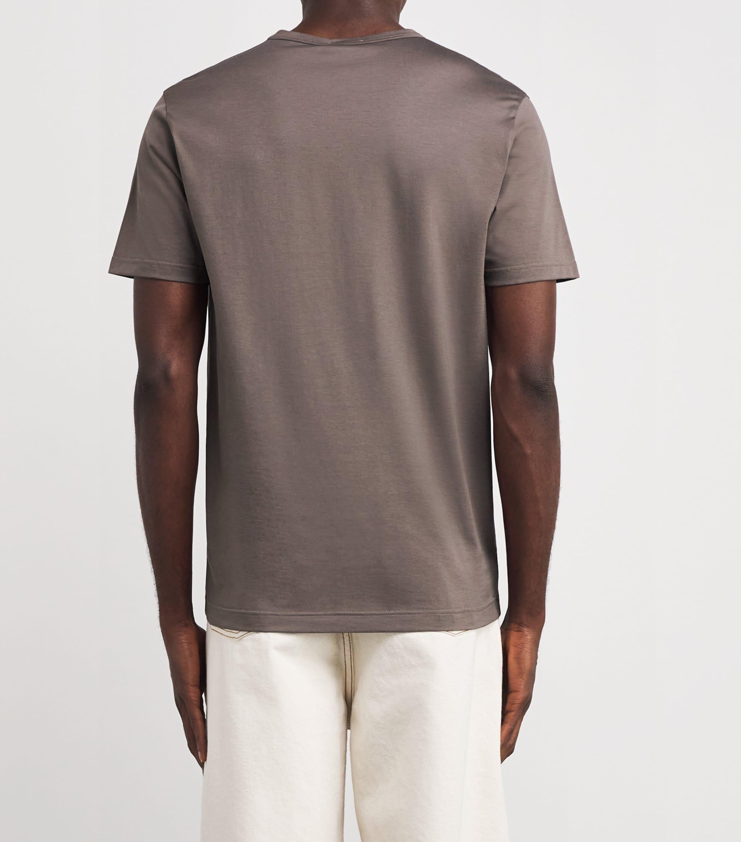 美品　SUNSPEL　Short Sleeve Crew Neck　Мイギリス製 クラシックTシャツ （Charcoal Melange）| Sunspel