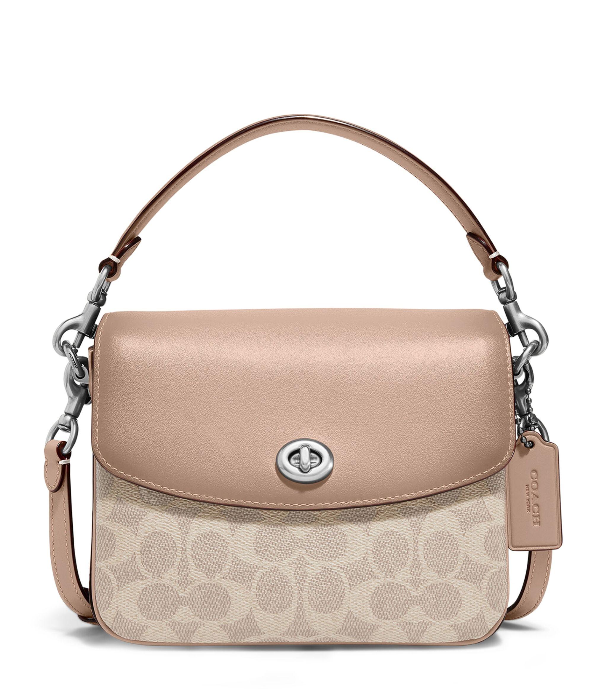 coach cassie signature coated canvas women's crossbody