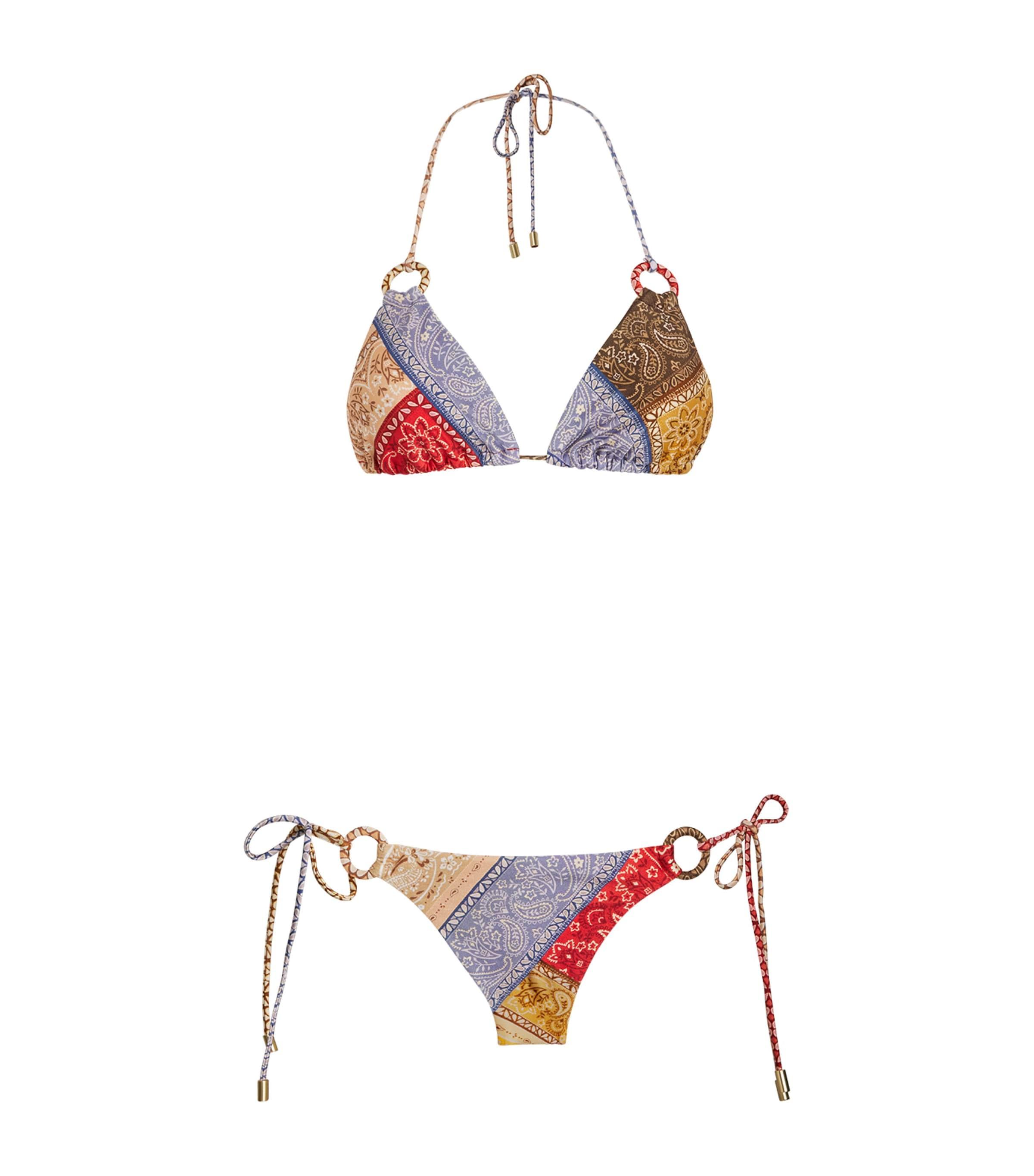 Zimmermann Bandana Print Lucky Bikini in White | Lyst