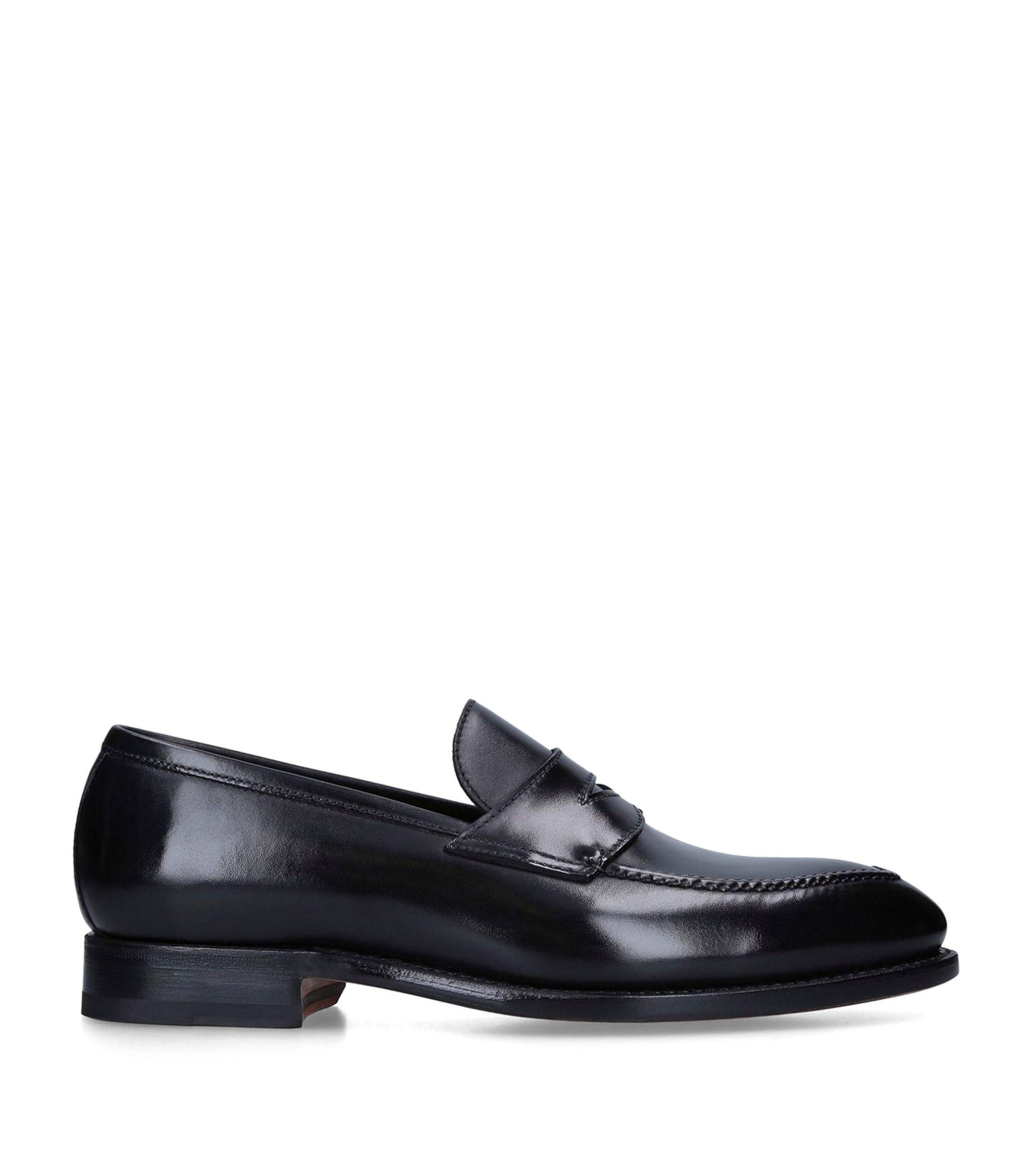Bontoni Leather Principe Loafers in 