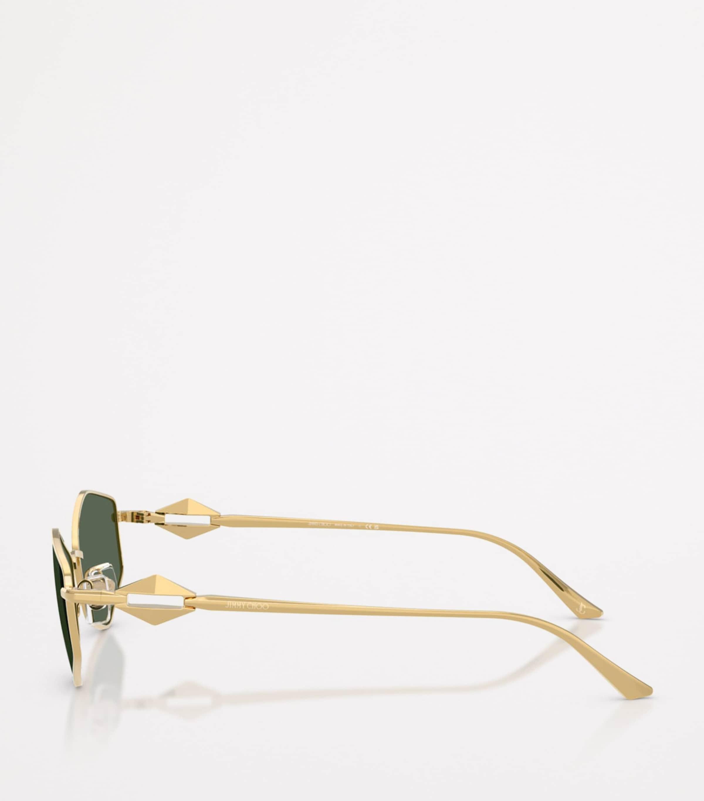 Zoeさん専用 Jimmy Choo Wire Hexagonal Zoey Sunglasses in Green | Lyst