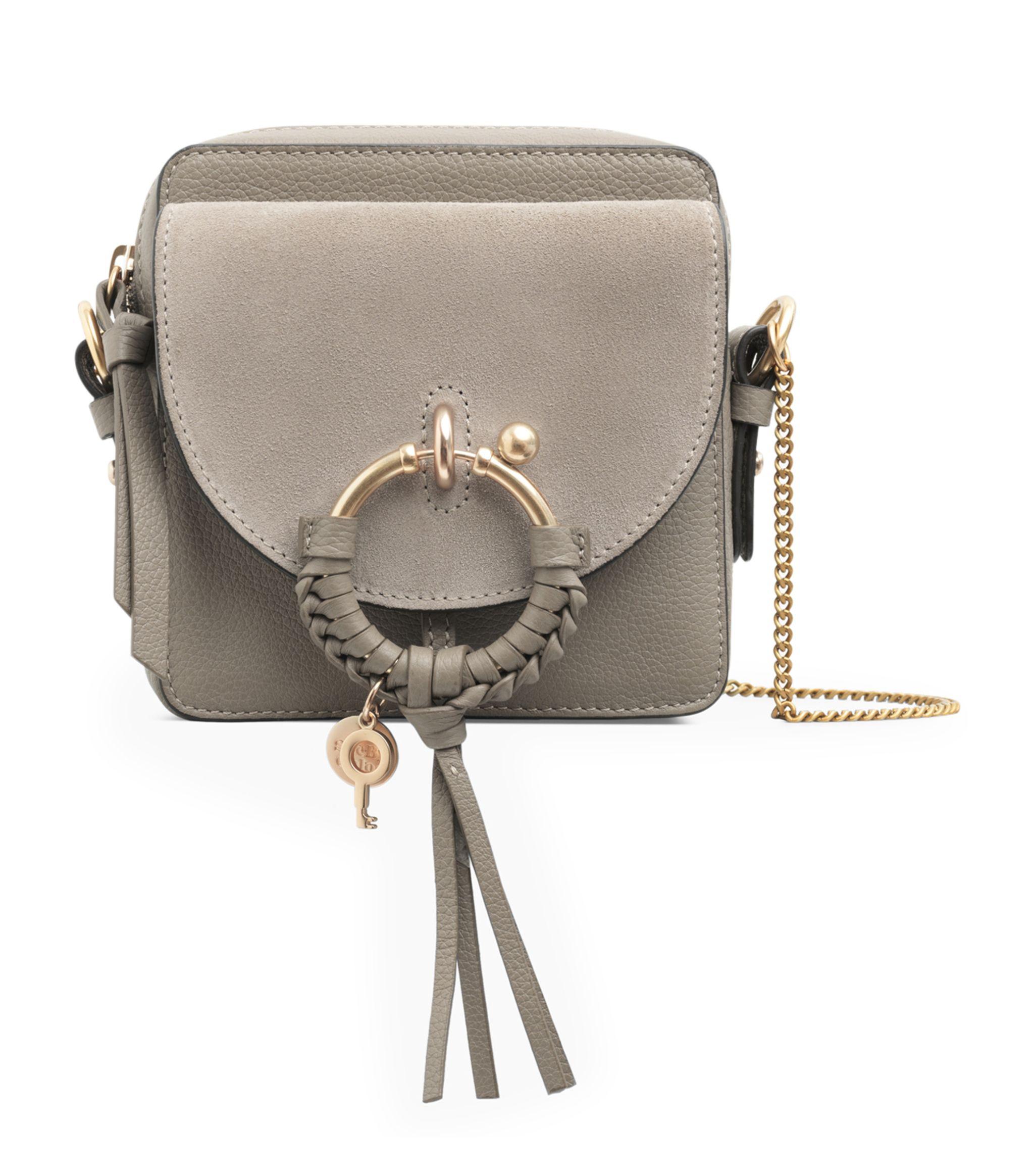 See By Chloé Leather Joan Camera Bag in Gray Lyst