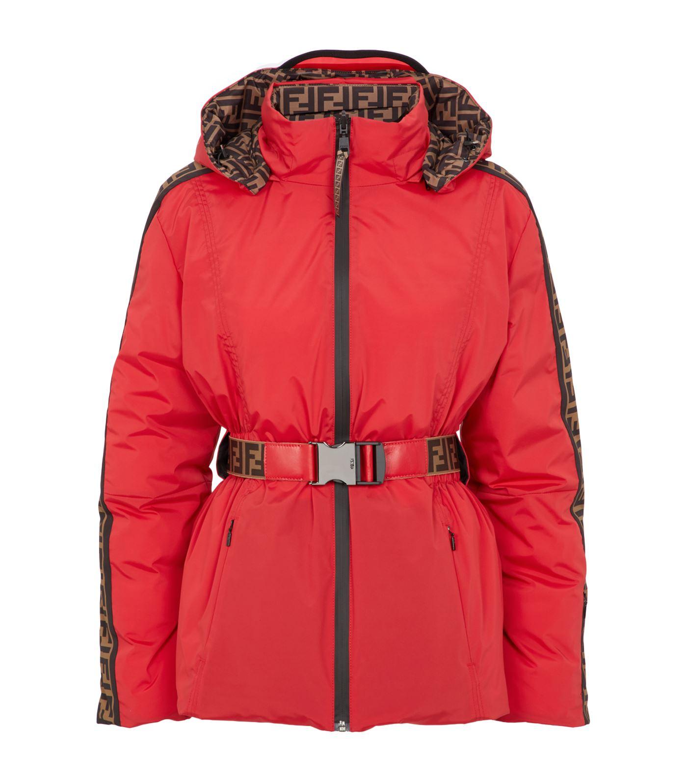 red fendi coat