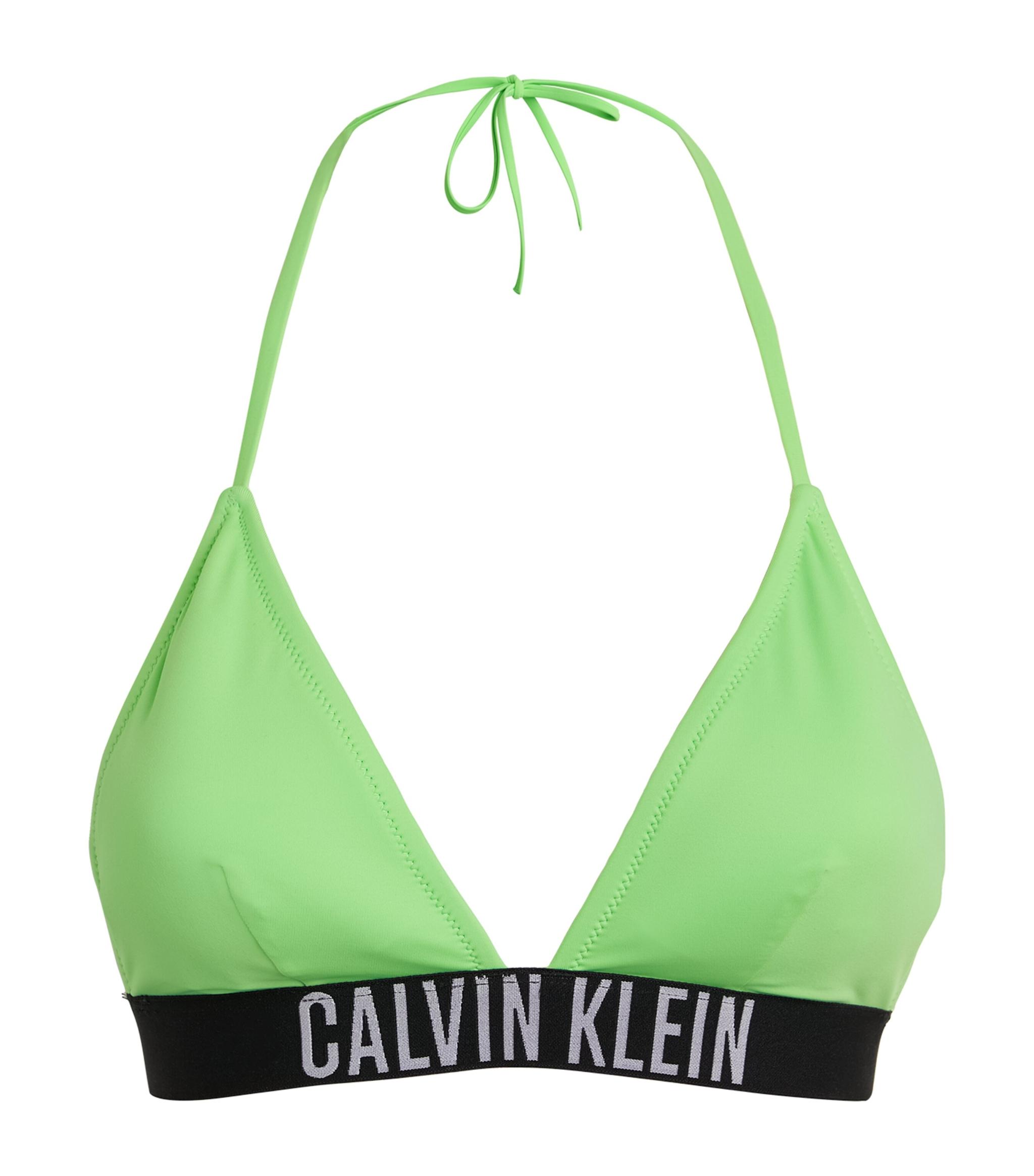 Calvin Klein Intense Power Bikini Top in Green | Lyst
