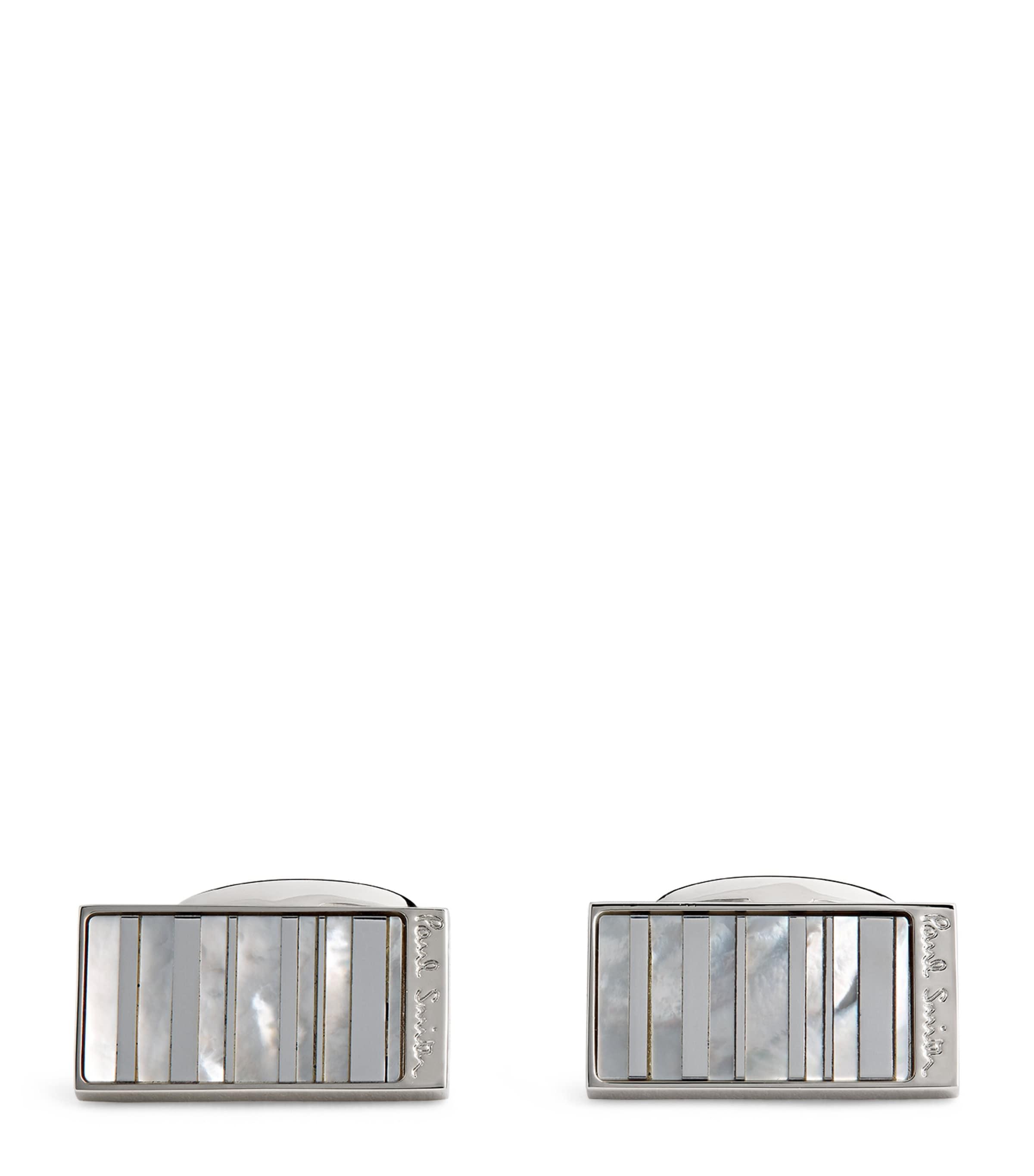 アクセサリーその他 Paul Smith MEN CUFFLINK CUT OUT LOGO Paul Smith Men Cufflink Cut Out Logo Accessories In Grey
