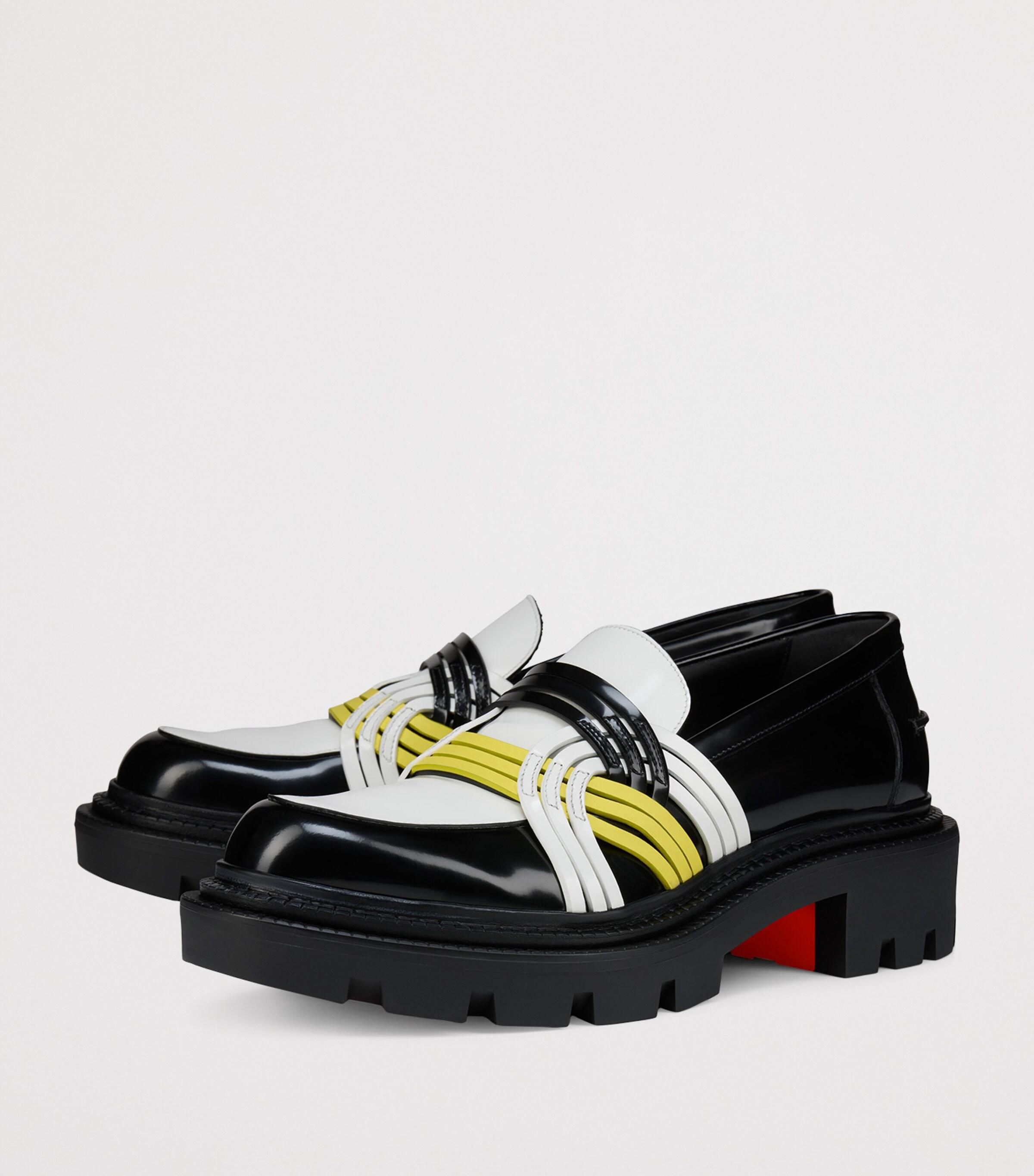 Christian Louboutin Moc College Leather Loafers in Black | Lyst display picture 1