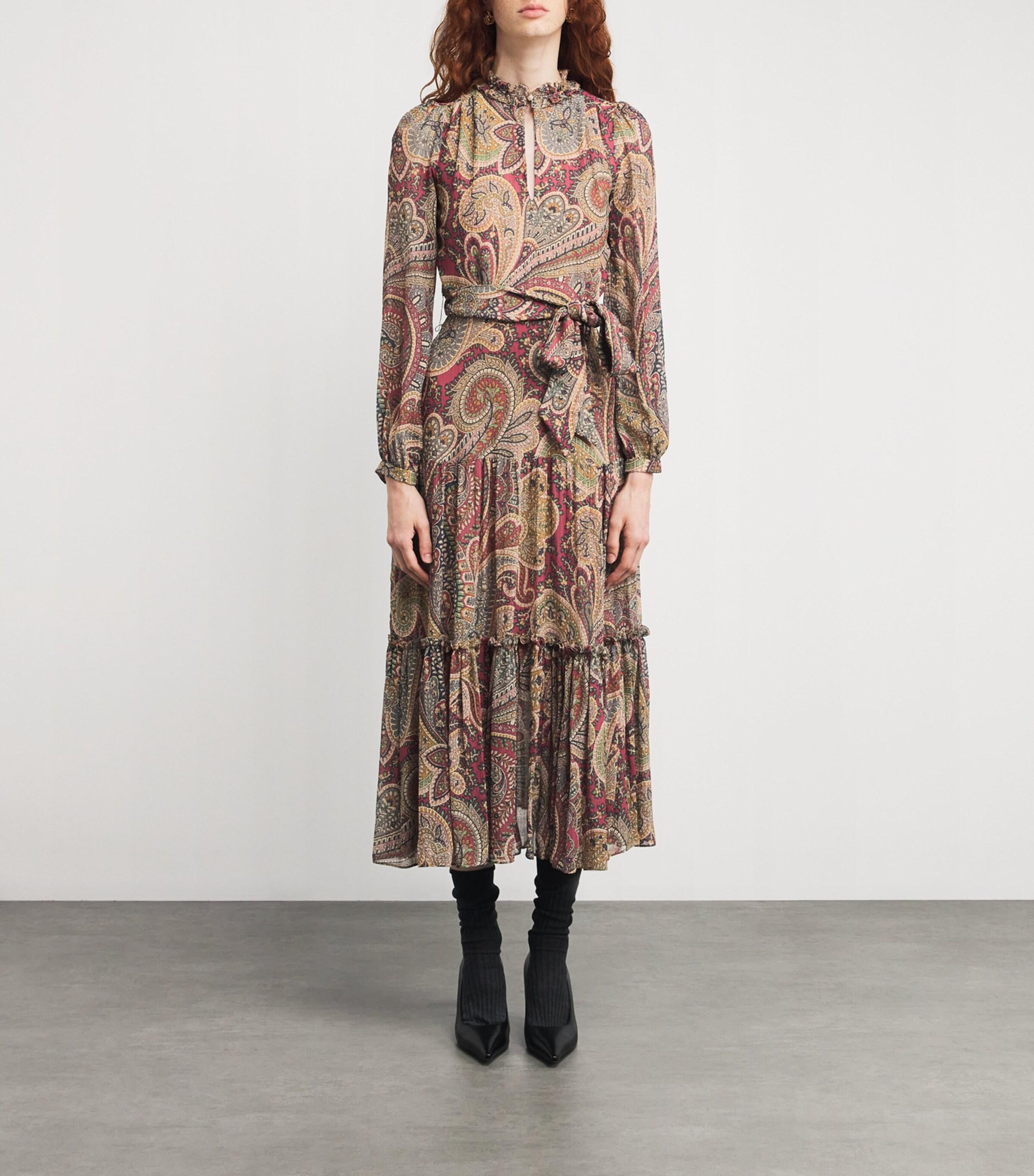 ワンピース ETRO LONG DRESS Floral-print silk-chiffon maxi dress | NET-A-PORTER