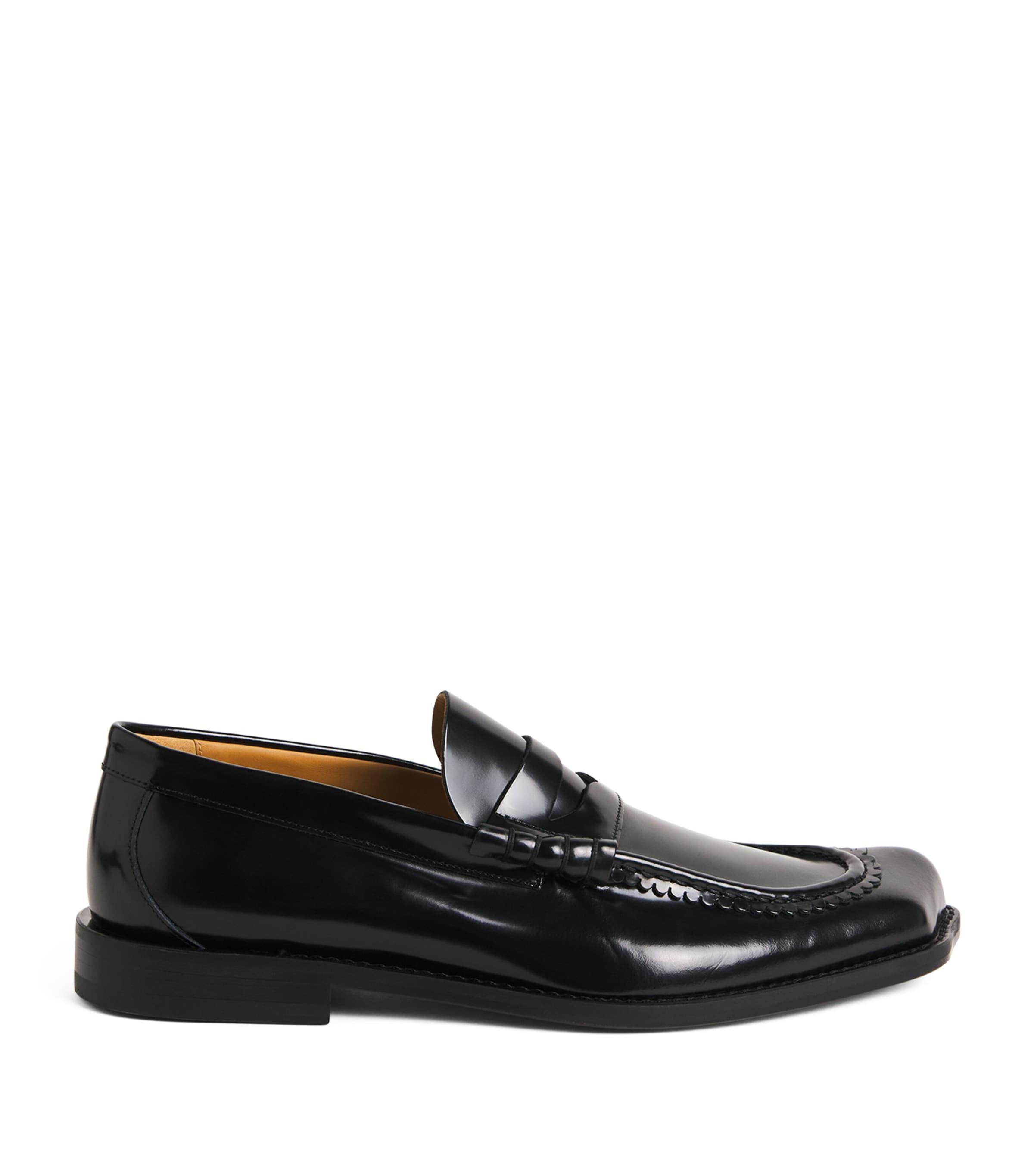 Vivienne Westwood Patent Leather Coin Loafers in Black for Men | Lyst