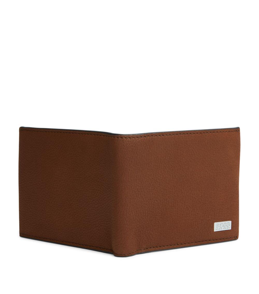 BOSS By Hugo Boss Grained Leather Card Holder In Brown For Men Lyst