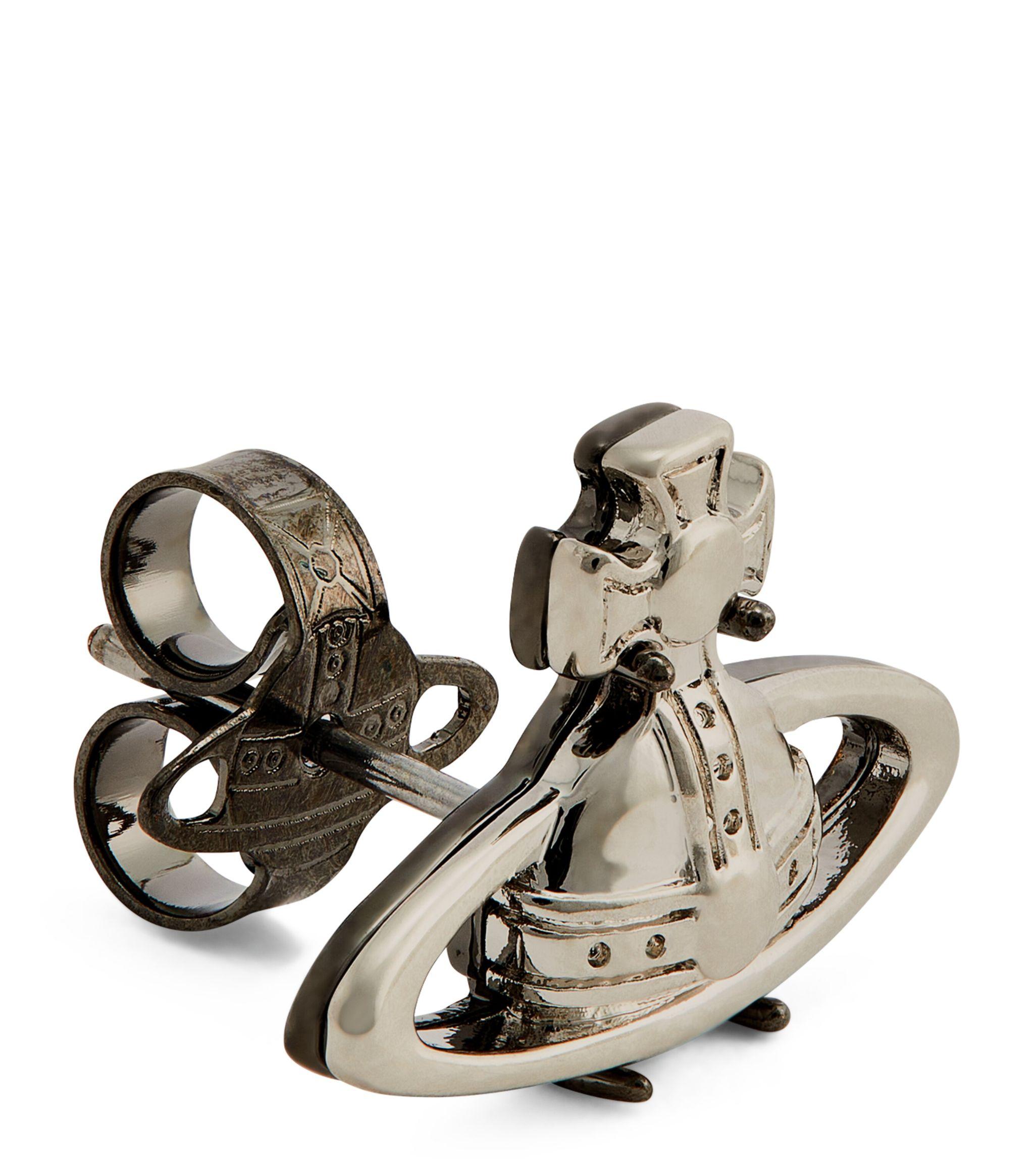 VIVIENNE WESTWOOD サムソン ロコ 彫刻 シンクル イヤリンク VIVIENNE WESTWOOD サムソン ロコ 彫刻 シンクル イヤリンク