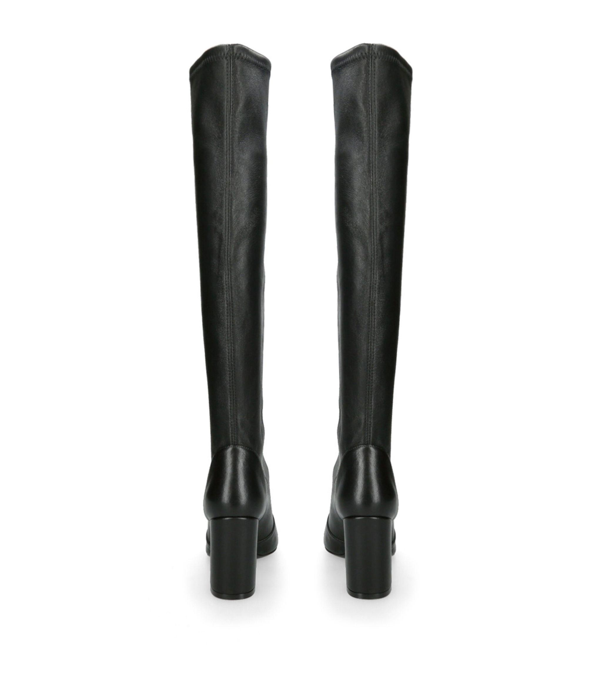 ブーツその他 Stuart Weitzman BOOTS (SC859SUY BCL) Lowland | Black Suede Over-the-Knee Boots | Stuart Weitzman
