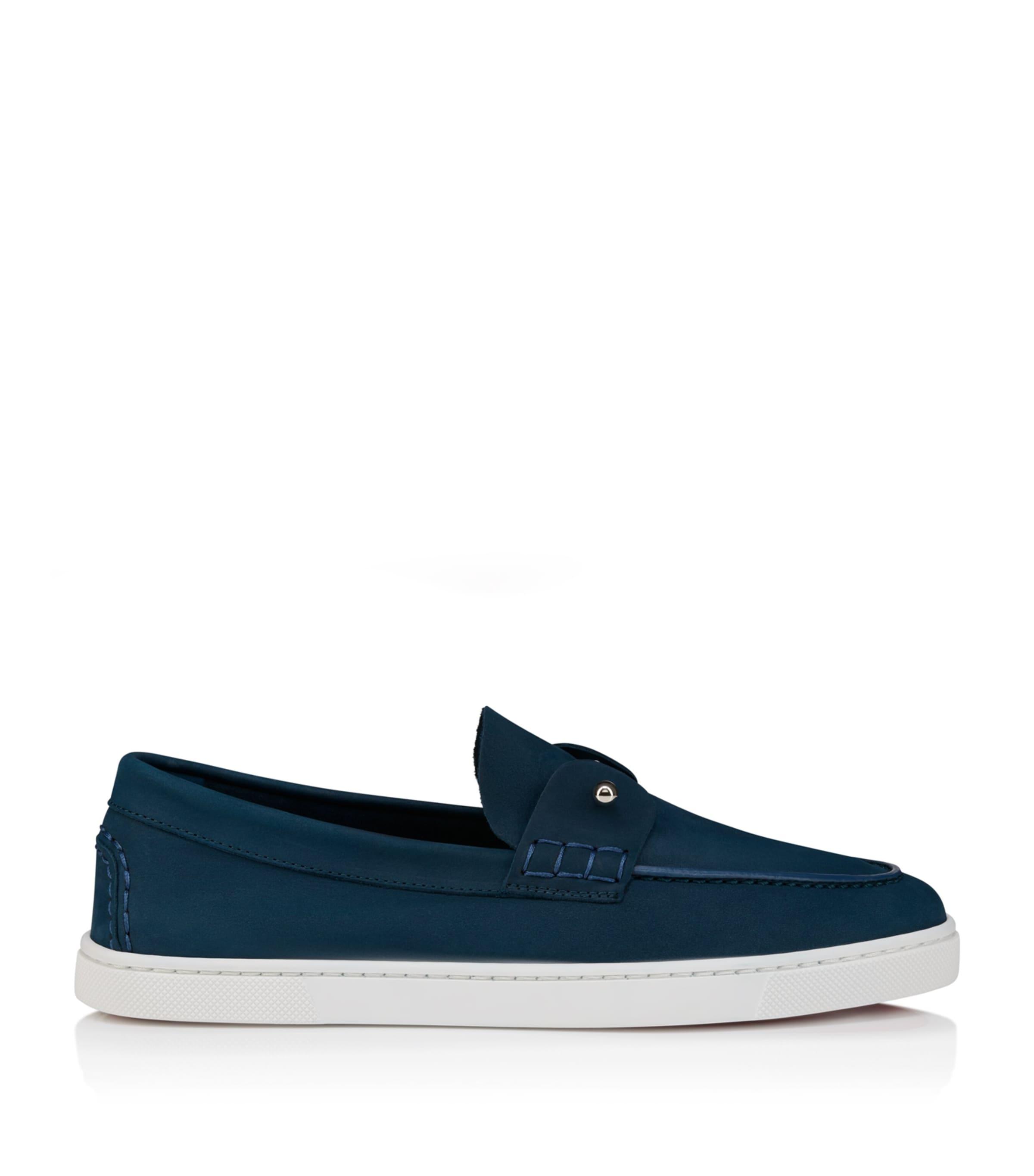 Blue Christian Louboutin Flats for Women | Lyst