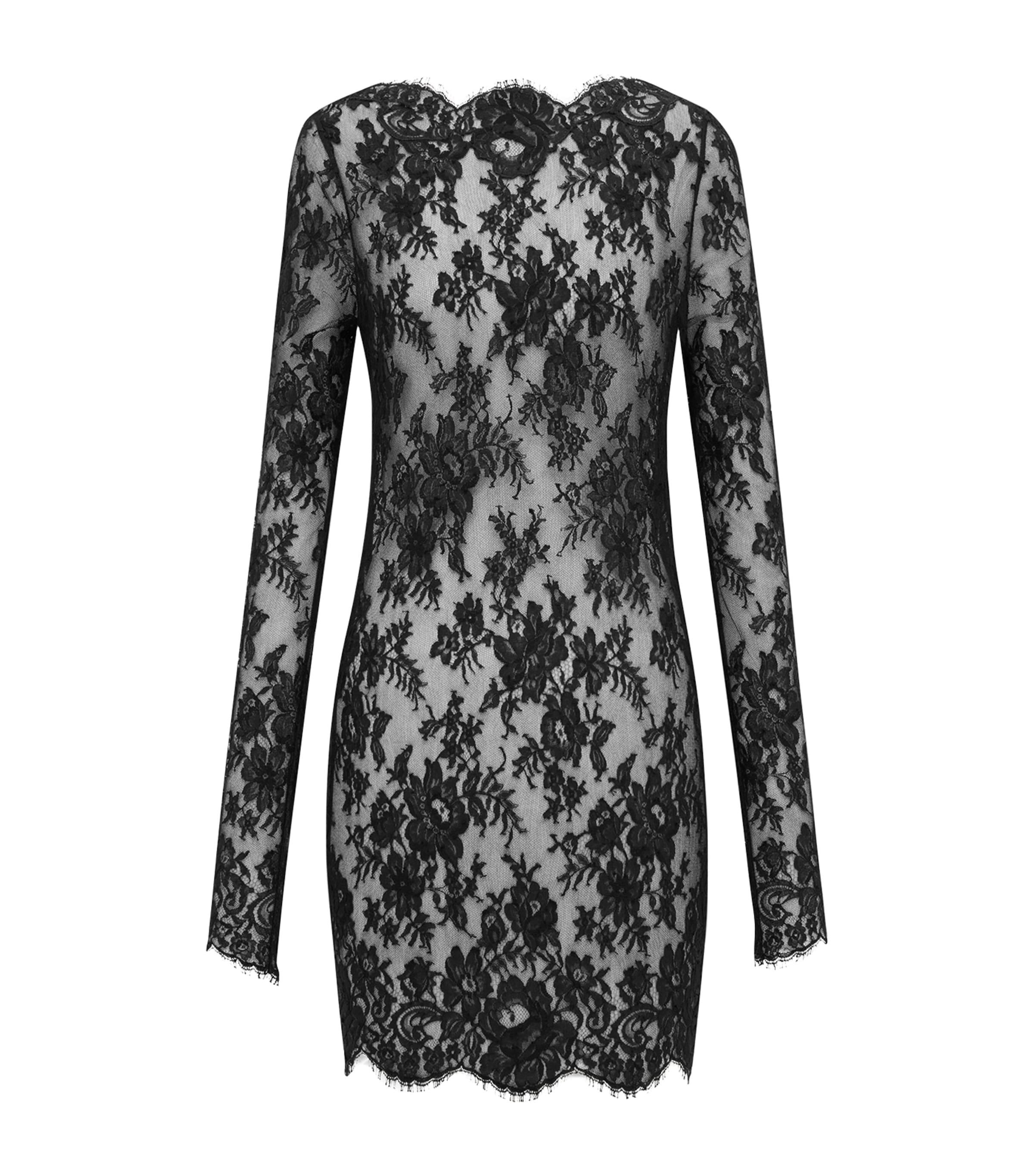 Saint Laurent Lace Dresses for Women | Lyst