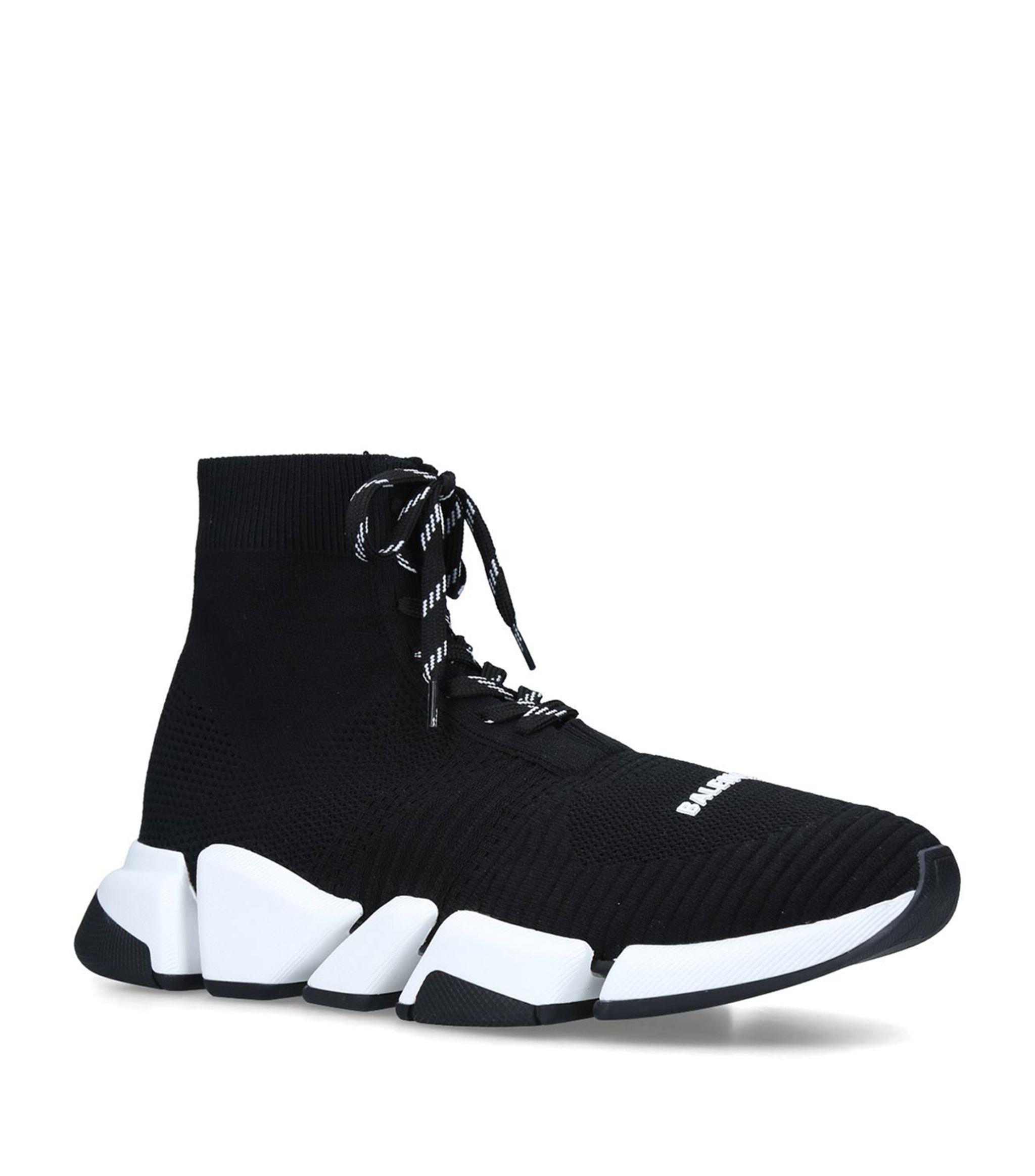 Balenciaga Synthetic Speed 2.0 Lace-up Sneakers in Black for Men - Lyst
