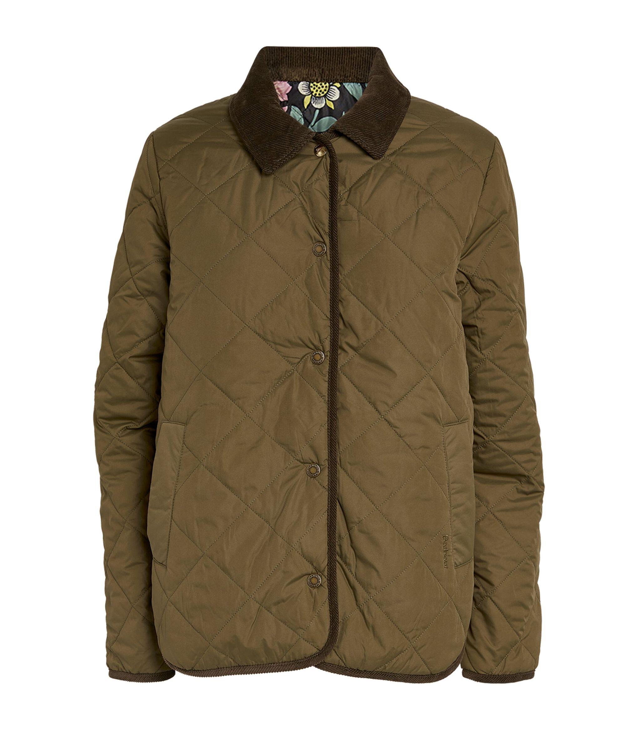 Barbour Girls Foxley Navy Reversible Jacket