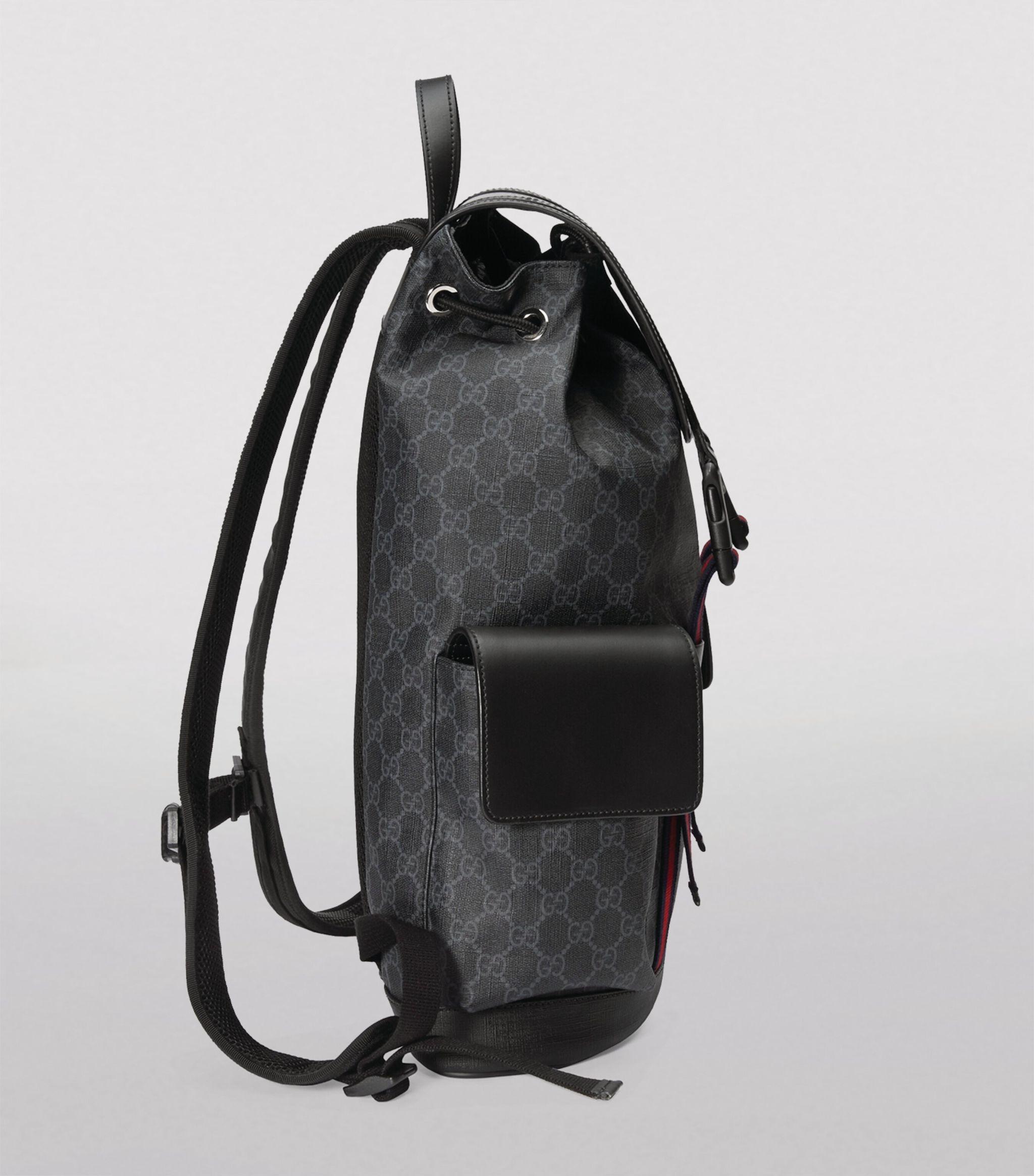 gucci black backpack