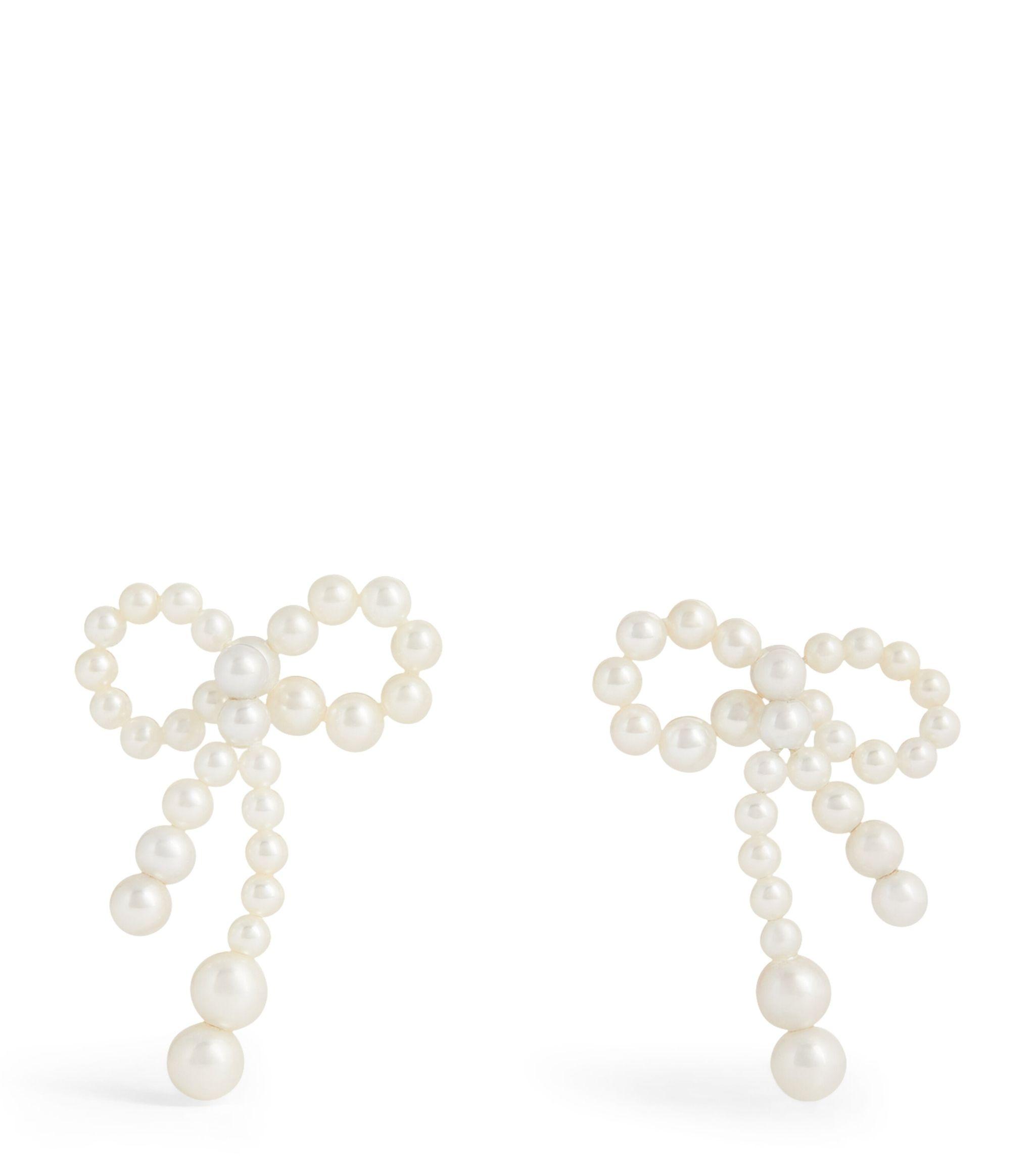 Sophie Bille Brahe Yellow Gold And Pearl Rosette De Perles 