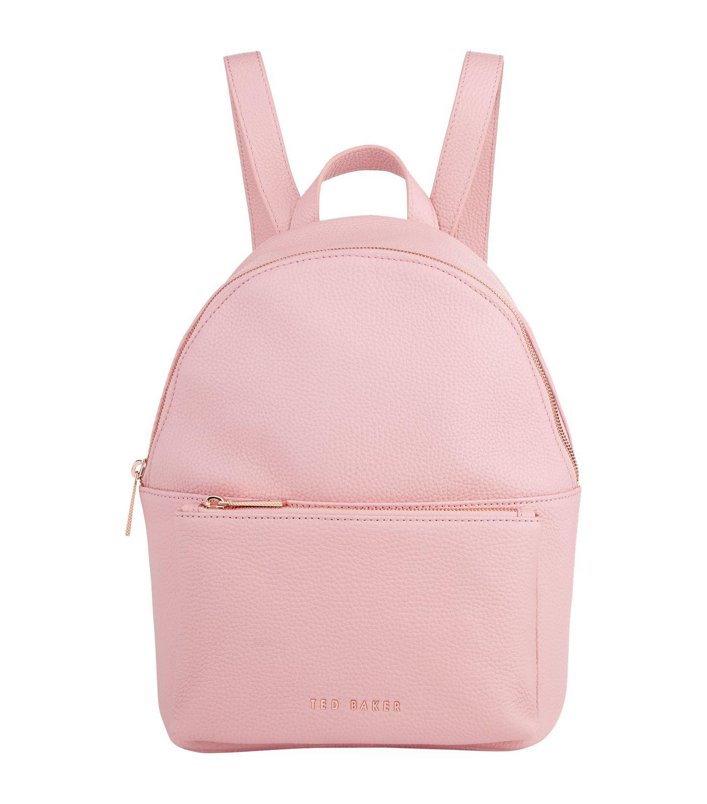 Ted Baker Pearen Leather Backpack in Pink | Lyst UK
