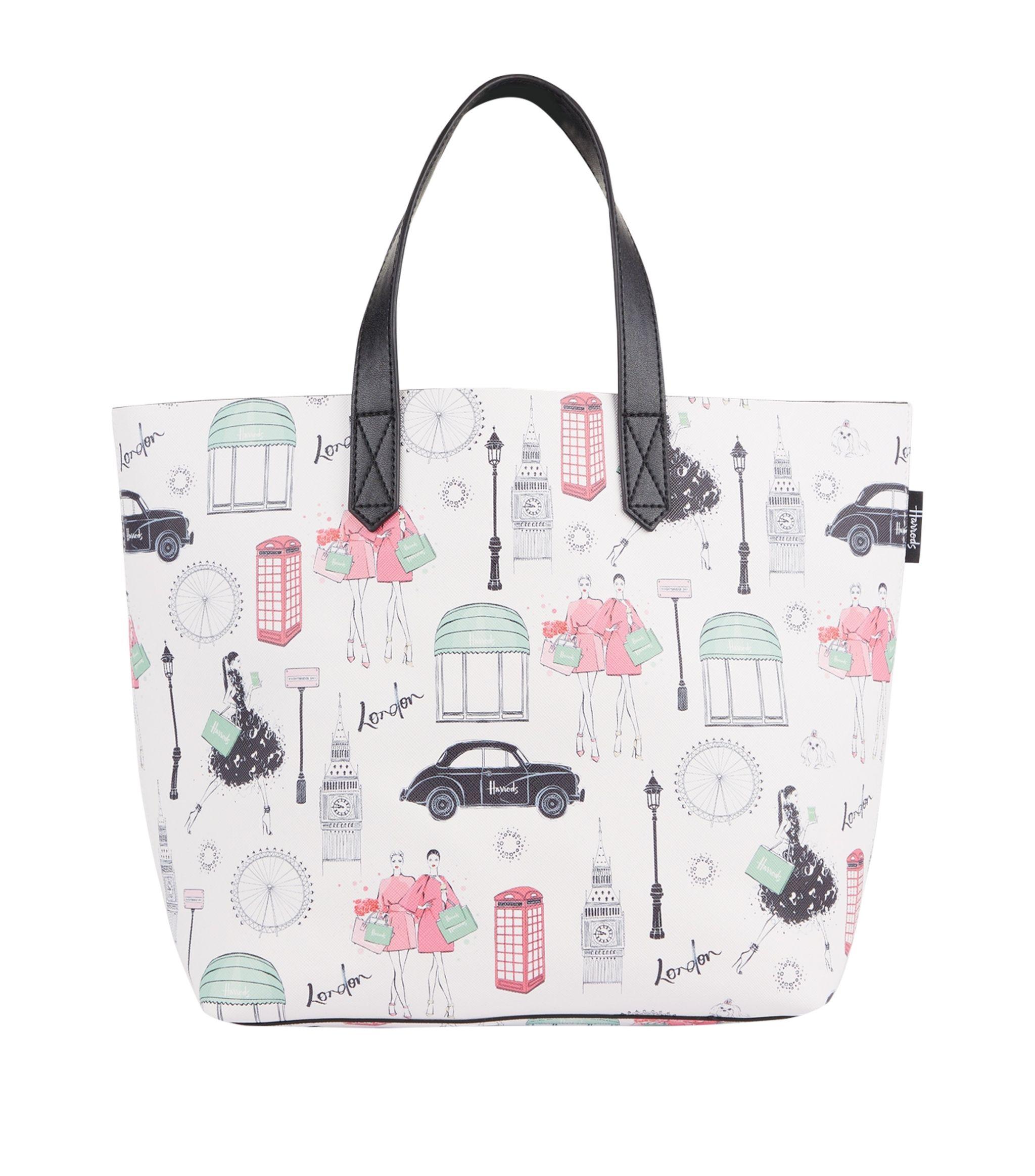 harrods pink tote bag