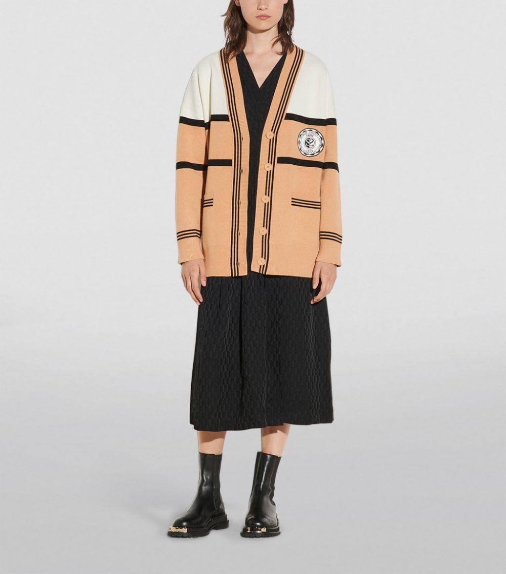 sandro reversible oversized cardigan