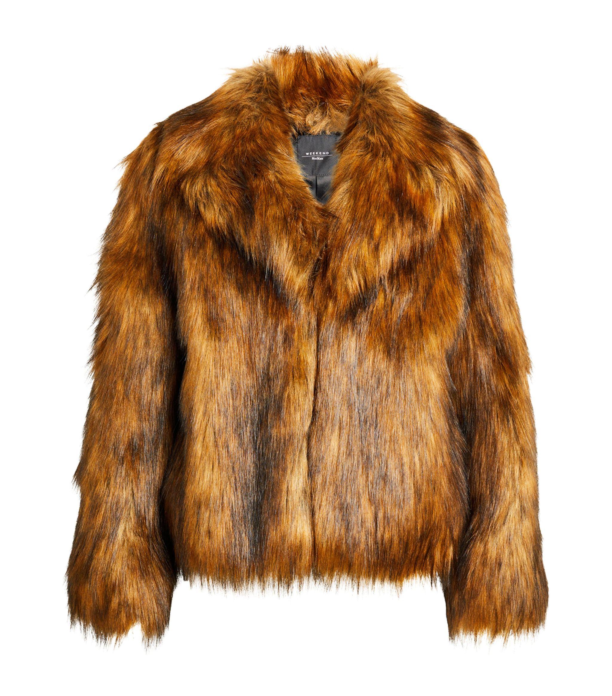 Max studio curly faux fur cheap coat